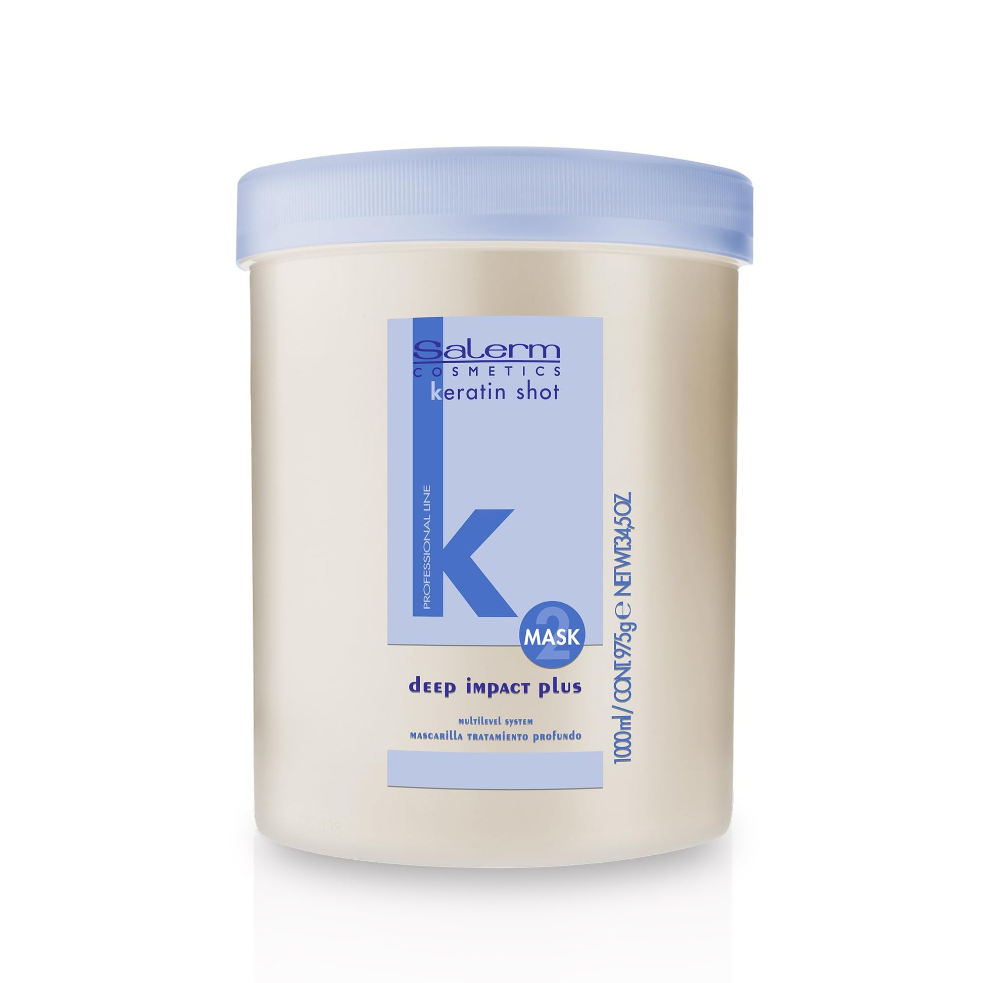 Mascarilla Capilar Salerm Keratin Shot Impacto Profundo Plus 1000ml