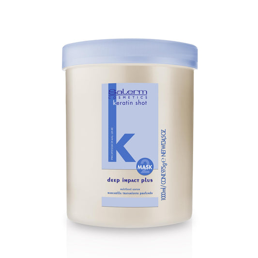 Mascarilla Capilar Salerm Keratin Shot Impacto Profundo Plus 1000ml