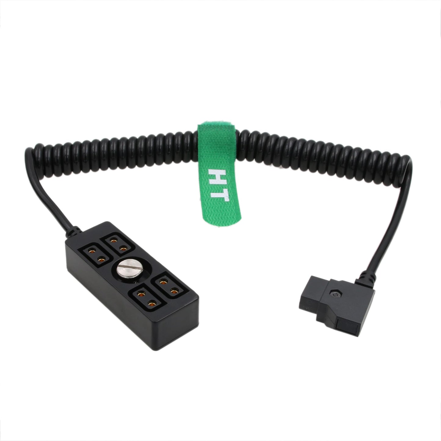 HangTon D-Tap Power Splitter Hub de rosca de 1/4"-20, P-TAP macho a hembra adaptador de 4 puertos 1 a 4 para montaje en V batería de montaje en oro Anton Bauer IDX Sony