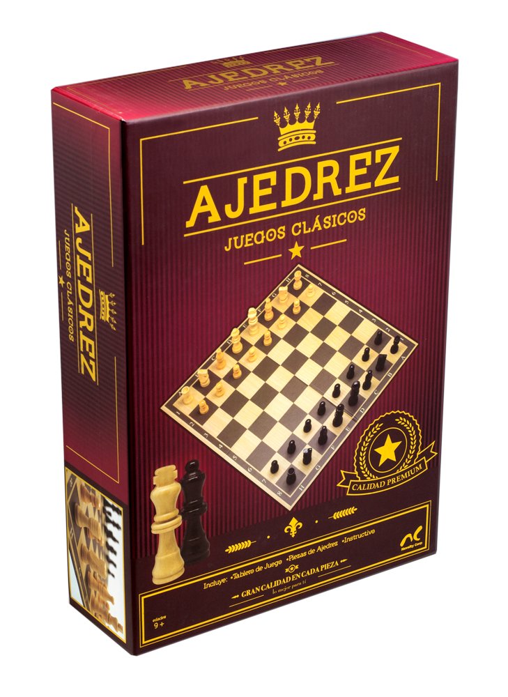 Ajedrez Clásico Novelty Corp Negro de Lujo