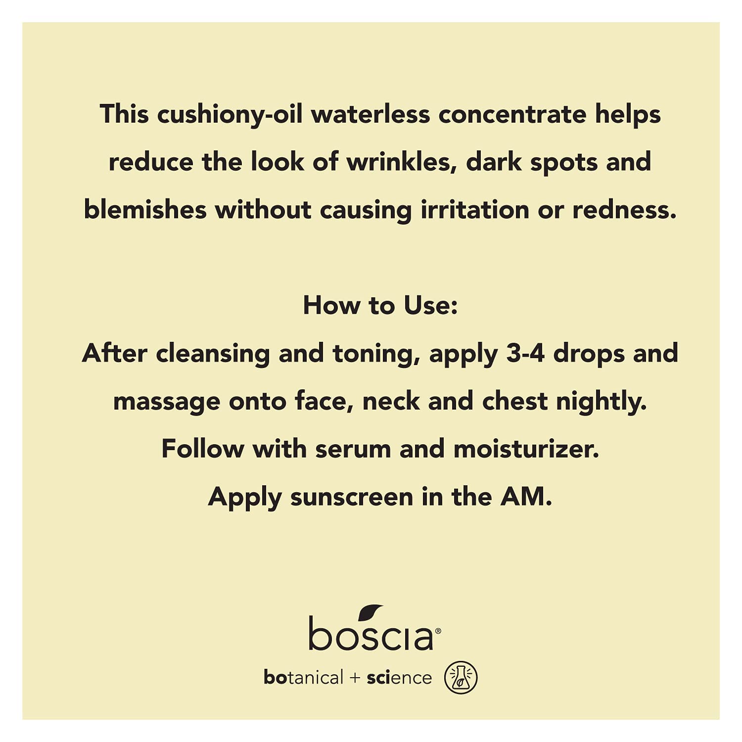 Tratamiento Avanzado boscia Pro-Retinol Sin Agua Anti-Arrugas y Antienvejecimiento para Hiperpigmentación