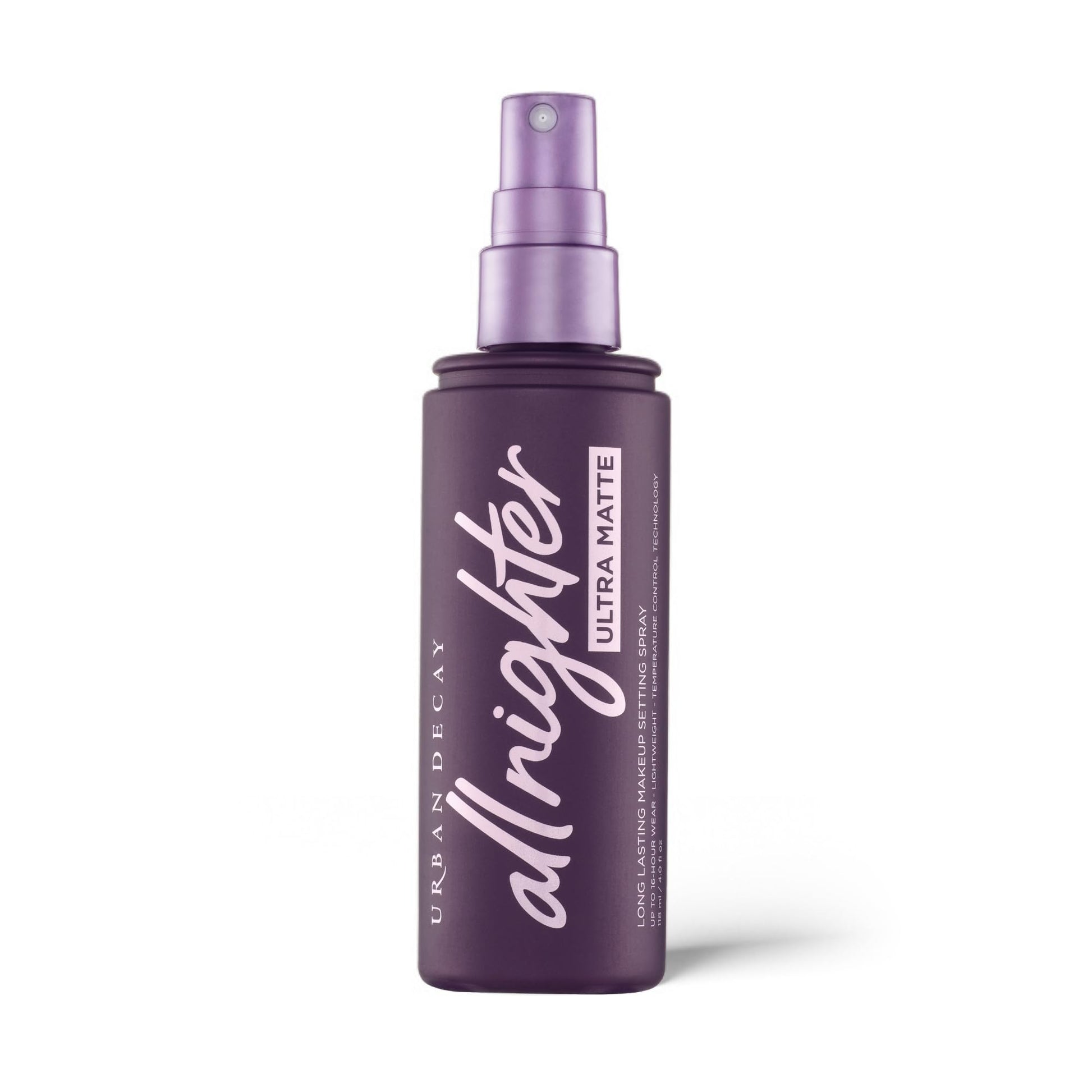 Urban Decay All Nighter Setting Spray Ultra Matte fijador de maquillaje hasta por 16hrs acabado mate, 118ml