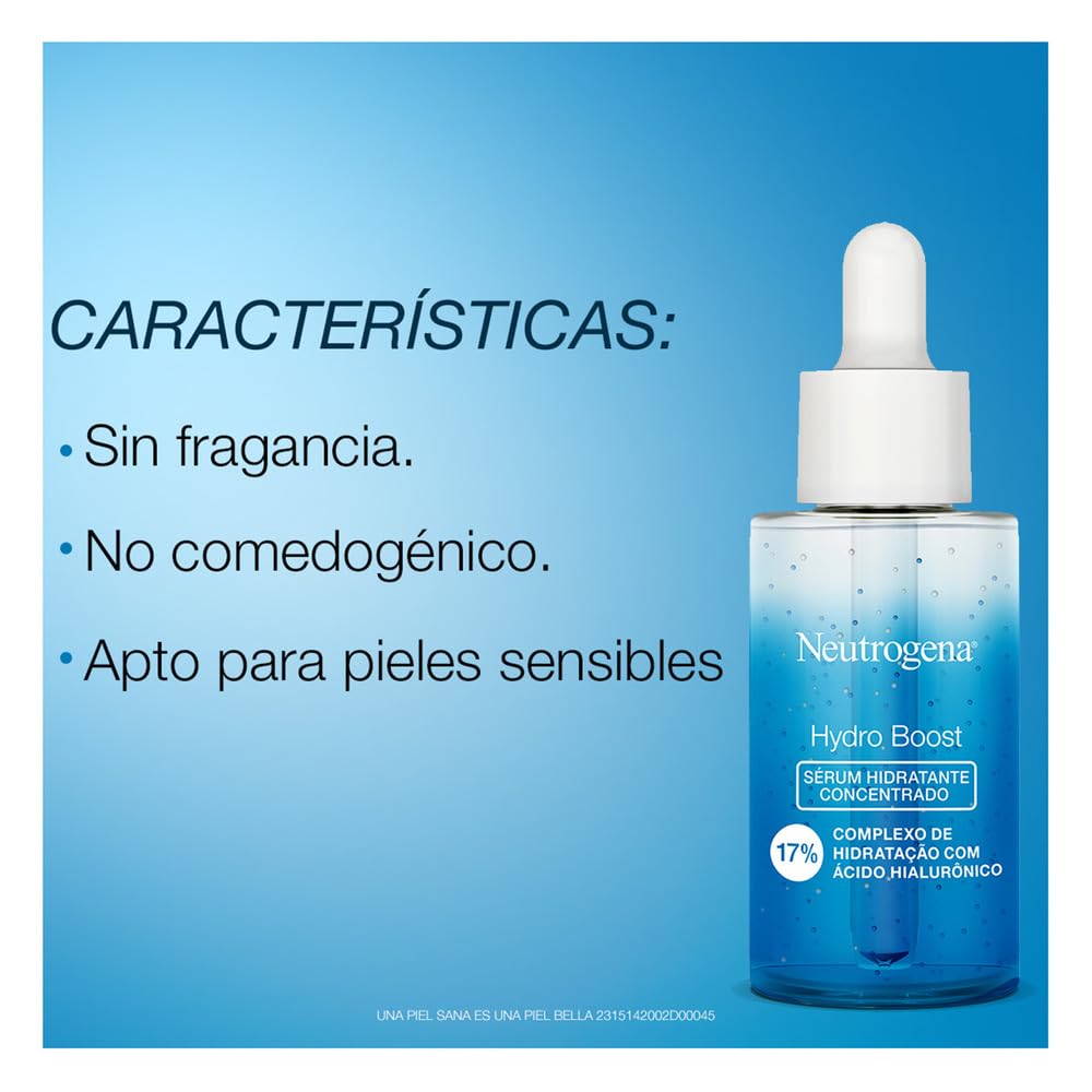 Serum Hidratante Concentrado facial Neutrogena Hydro Boost® Ácido Hialurónico 30ml