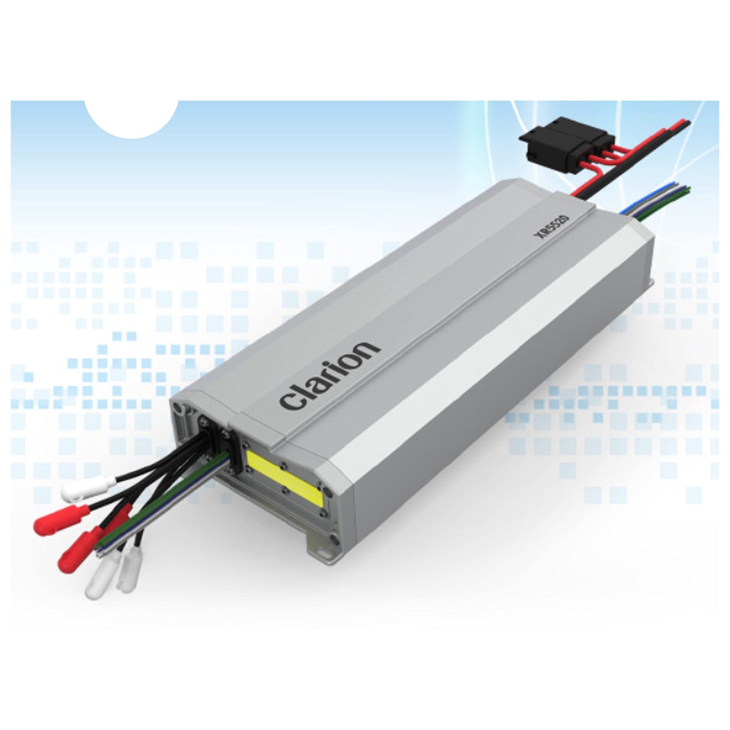 Clarion XR5520 Clase D 5 canales 800 W potencia máxima de manejo de amplificador de audio para coche, sistema de sonido, amplificador de altavoz de subwoofer con imán de gravedad 789591809390
