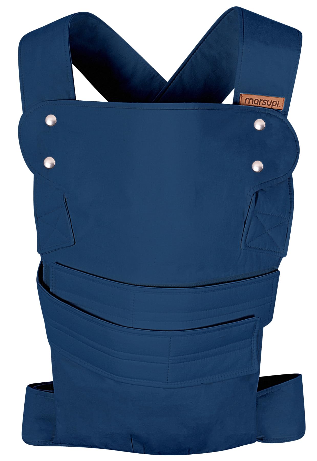 Portabebés Marsupi Azul Marino Ocean Ajustable Algodón Orgánico Talla XL
