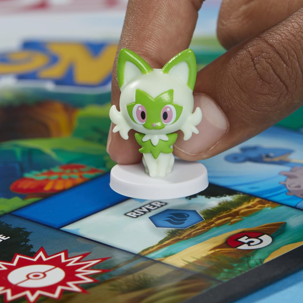 Hasbro Gaming Juego de Mesa Monopoly Edición Pokémon | De 2 a 4 Jugadores