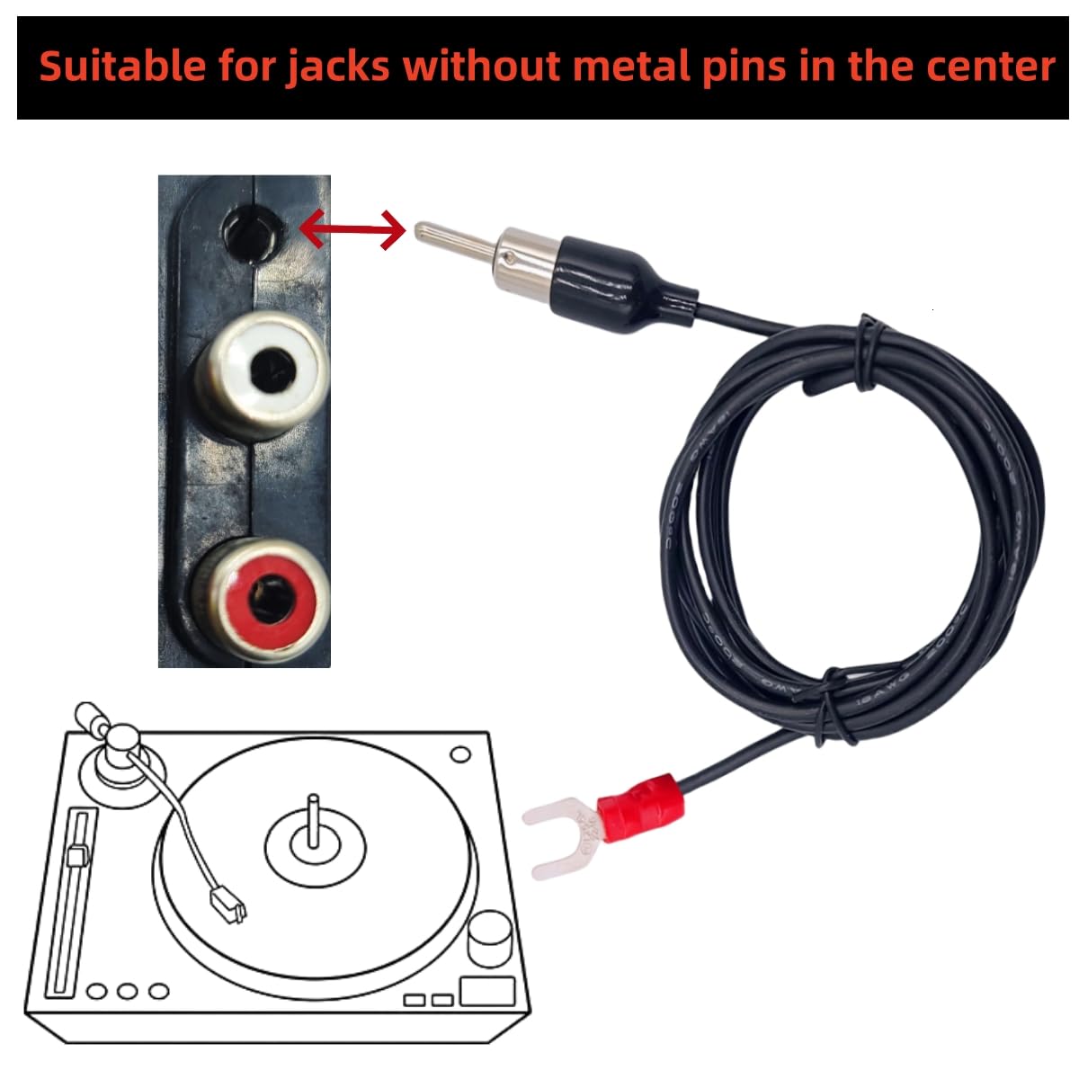 Komitasui - Tocadiscos de fonógrafo para Technics SL-B200 SL-BD21 SL-BD3 SL-QL5 SL-6 - Técnica de cartucho magnético