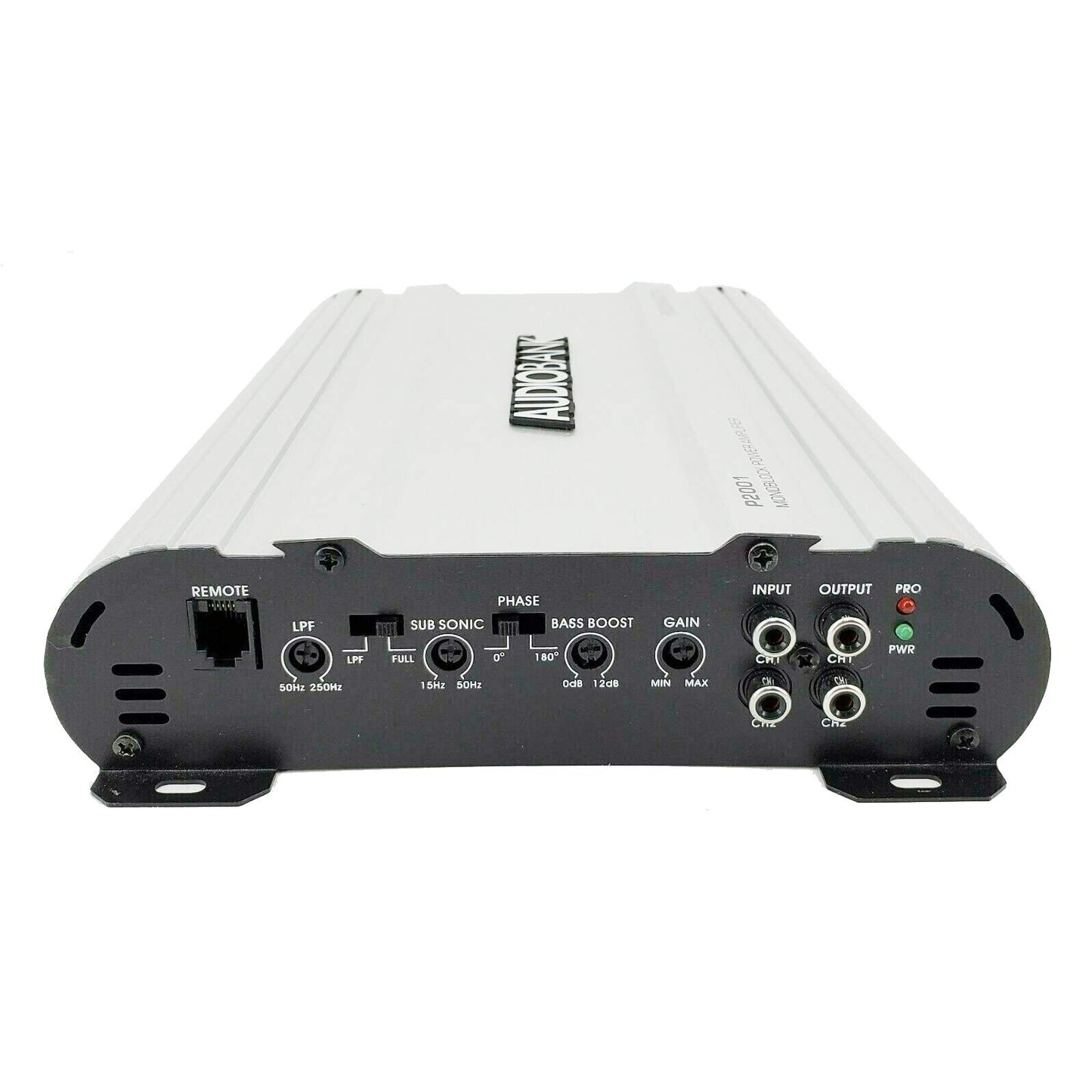 Amplificador Estéreo Audiobank Monoblock 2000 Watts Aleación de Aluminio Resistente para Coche