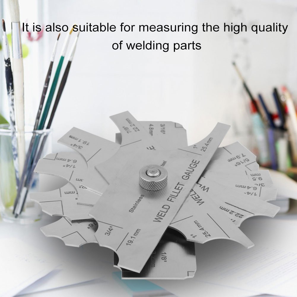 Calibre de soldadura Calibre, calibración Butt Filet Type Filet Weld Gauge, Welder Inspector Gauge, Inspection Gauge Pipeline Of Oil Fields Herramientas de medición de soldadura Inspección
