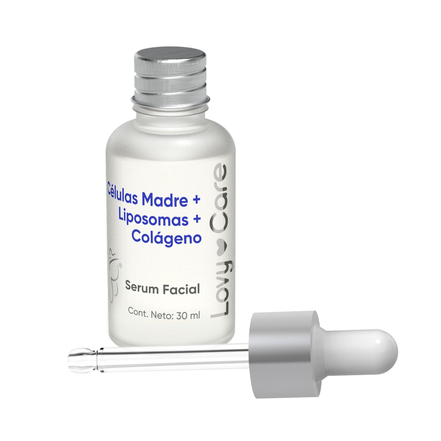 Lovy Care Serum Facial Cells Madre + Liposomes + COLAGENO tonificante, Regeneradora + pH 5.5 piel Sana