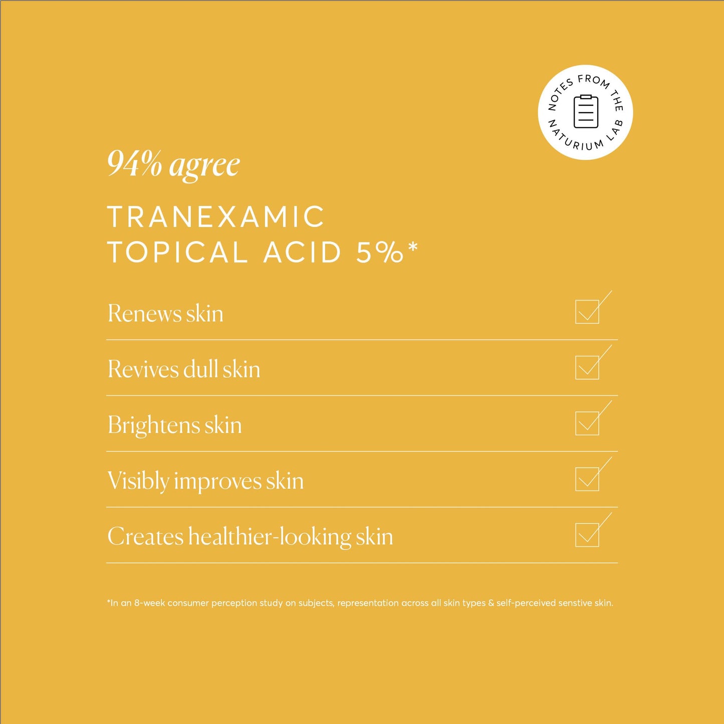 Naturium Ácido tópico tranexámico 5%, más ácido kójico, niacinamida y raíz de regaliz, tratamiento de cuidado facial y piel, removedor de manchas oscuras, 1 onza