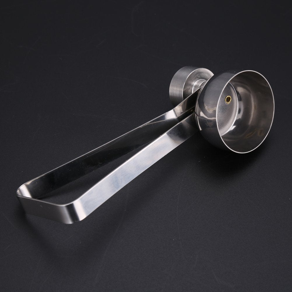 Cortador para Huevo Cortador de Cáscara de Huevo Acero Inoxidable Abridor Limpio Herramienta de Cocina de Galleta Para Eliminar Cáscaras de Huevo Duro(M)