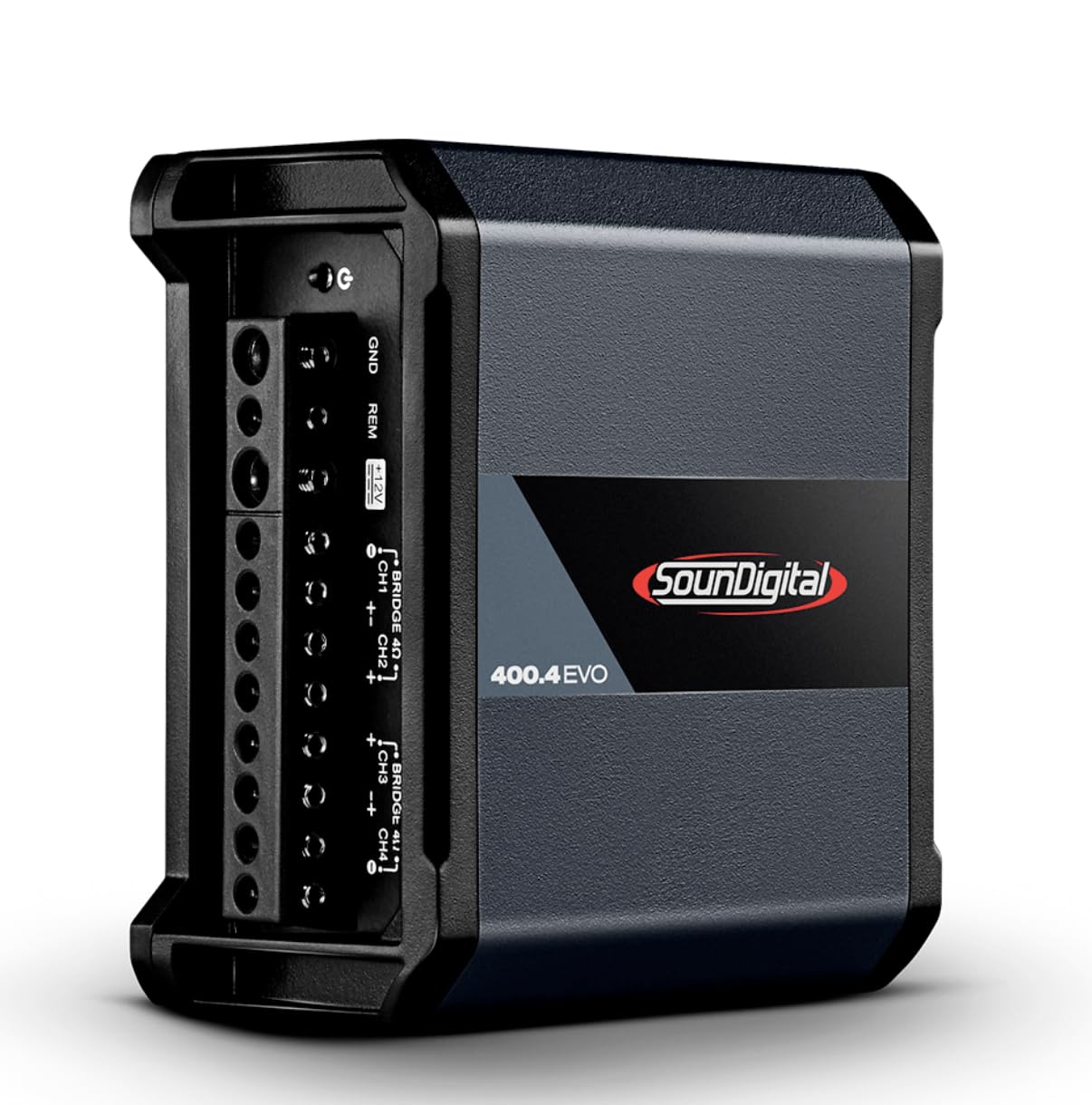 Amplificador para Coche y Motocicleta SounDigital EVO4.0 400W RMS 4 Ohmios 400 x 4 Canales