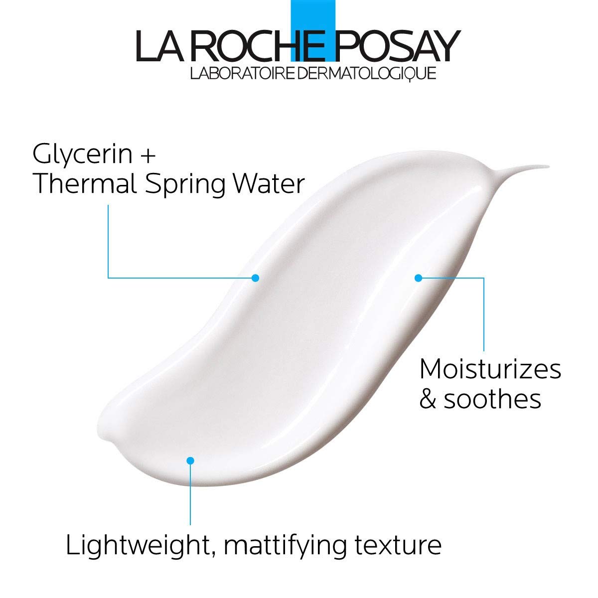 La Roche-Posay Toleriane Sensitive Fluide Protective Moisturizer, Oil-Free, 1.35 Fl. Oz.