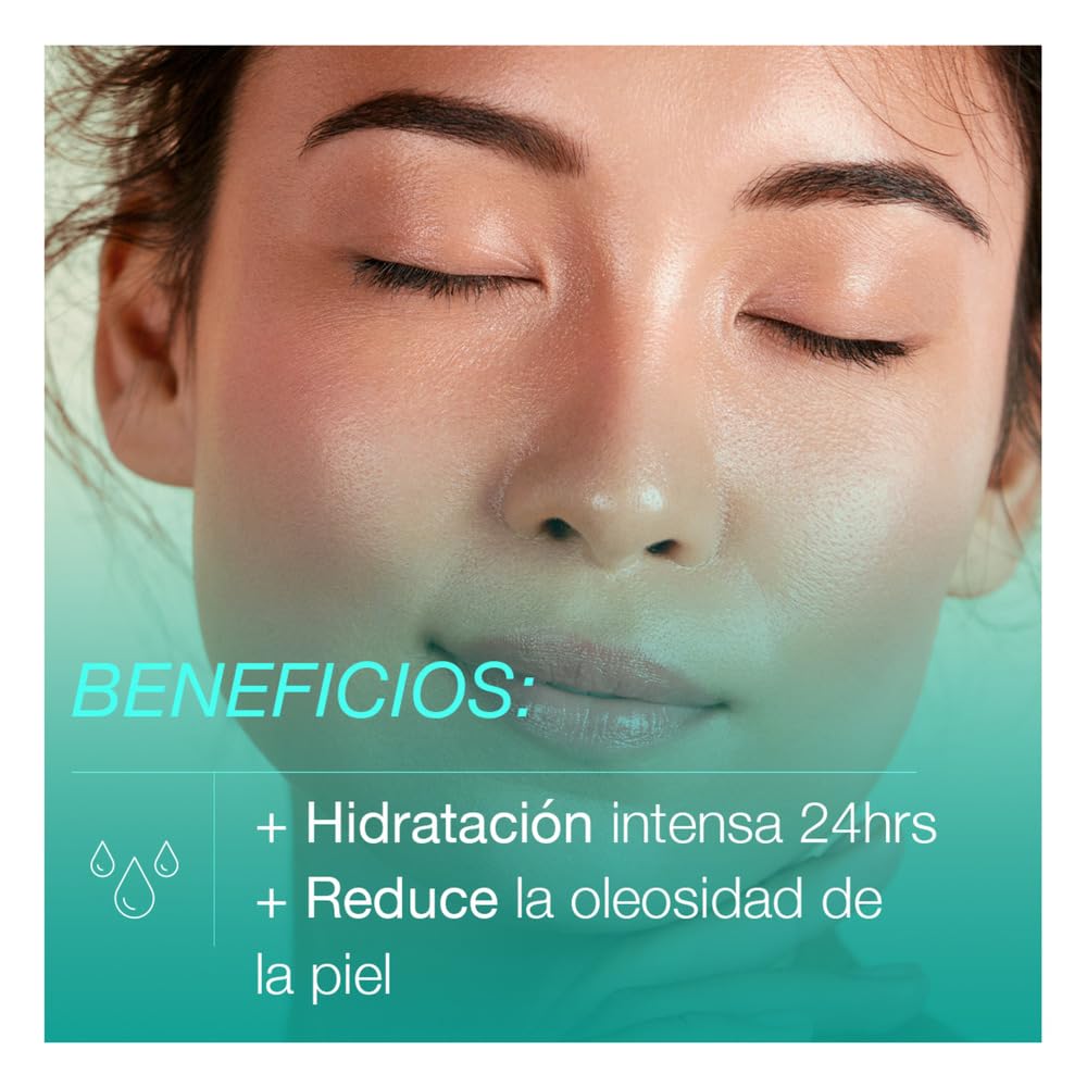 Crema Hidratante Facial Mate 3 en 1 Neutrogena Face Care Intensive D Pantenol 100g + Gel Limpiador Facial Purified Skin Ácido glicólico 150 g