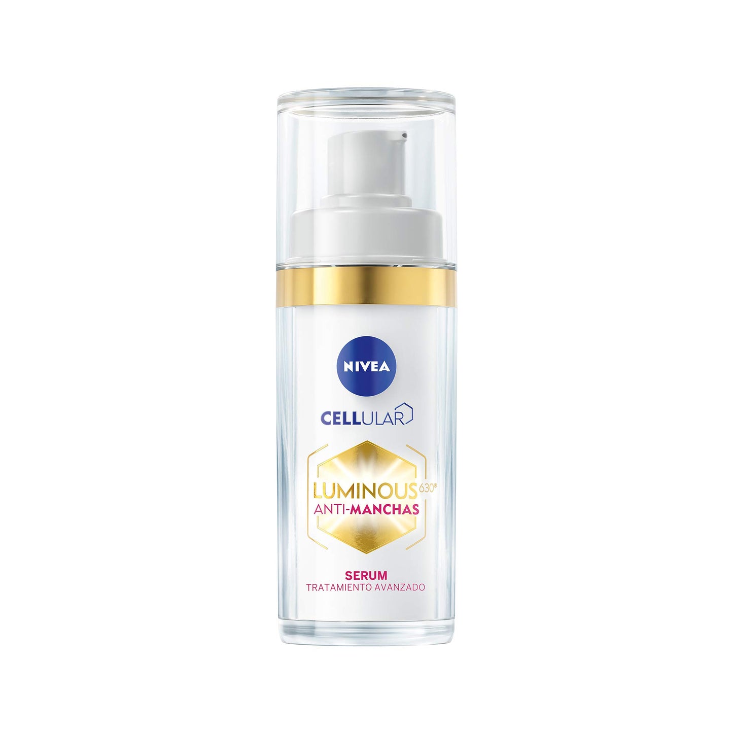 NIVEA Cellular Luminous630 Anti-Manchas Crema Reparadora de Noche Enriquecido Con Ácido Hialurónico + Cellular LUMINOUS630 Anti-manchas Suero Facial Aclarador de Piel Crema Facial