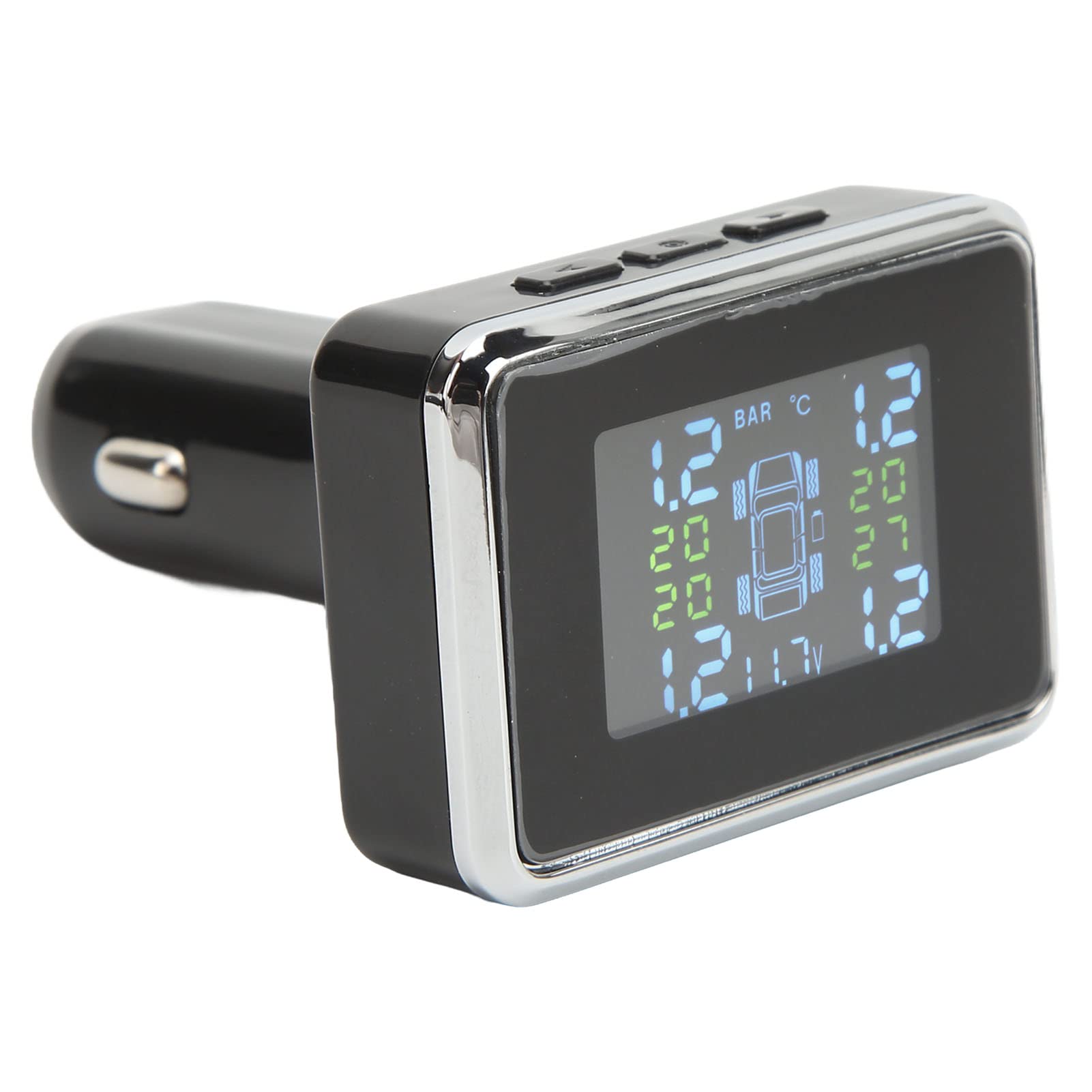 Monitor de Presión de Llantas TPMS Inalámbrico Señal Estable con Salida USB para camiones