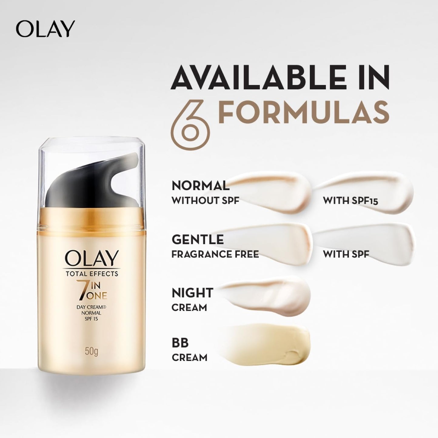 Olay Total Effects Day Cream 7 in 1 Normal SPF 15 (Up to 2x power for skin renewal), 50gm
