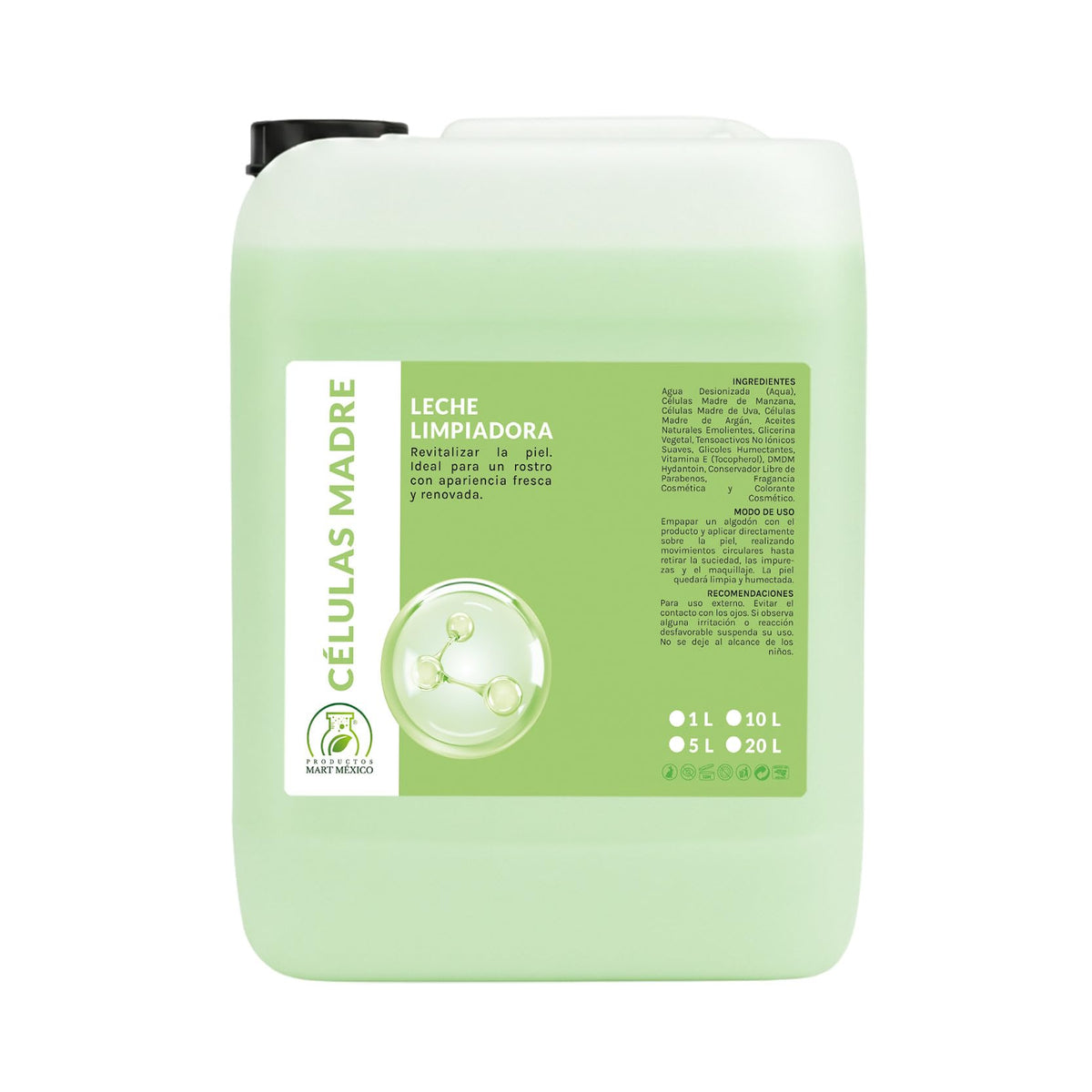 Leche Desmaquillante Células Madre 5 Litros Productos Mart Mexico