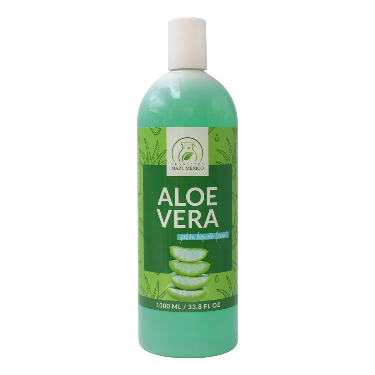Jabón Líquido Facial De Aloe Vera Piel Normal Mixta 1 Litro Productos Mart Mexico