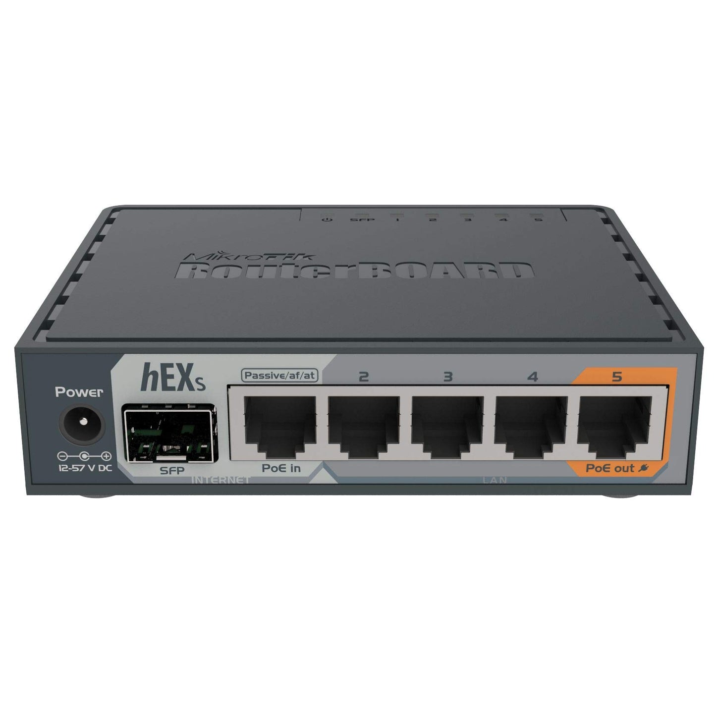Enrutador Gigabit Ethernet Mikrotik hEX S Negro de Alta Velocidad