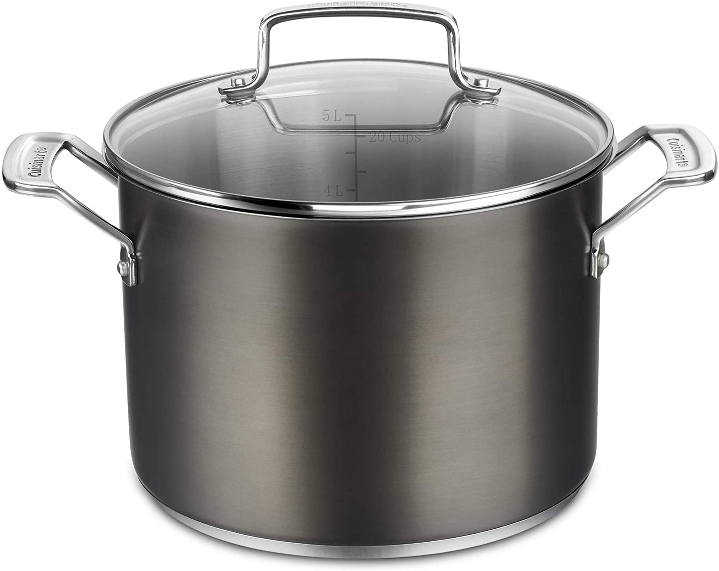 Bateria De Cocina 11 Pzs De Acero Inoxidable Negro Cuisinart