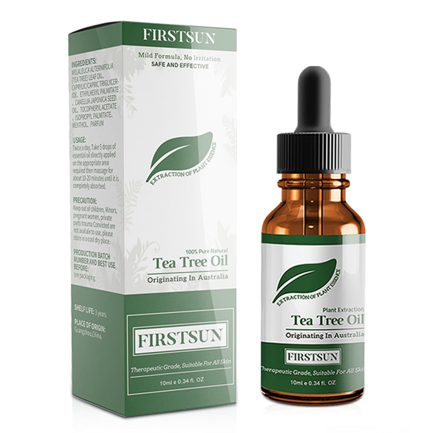 Aceite Esencial Orgánico Antiacné de Árbol de Té - Tratamiento Natural y Efectivo - 10ml