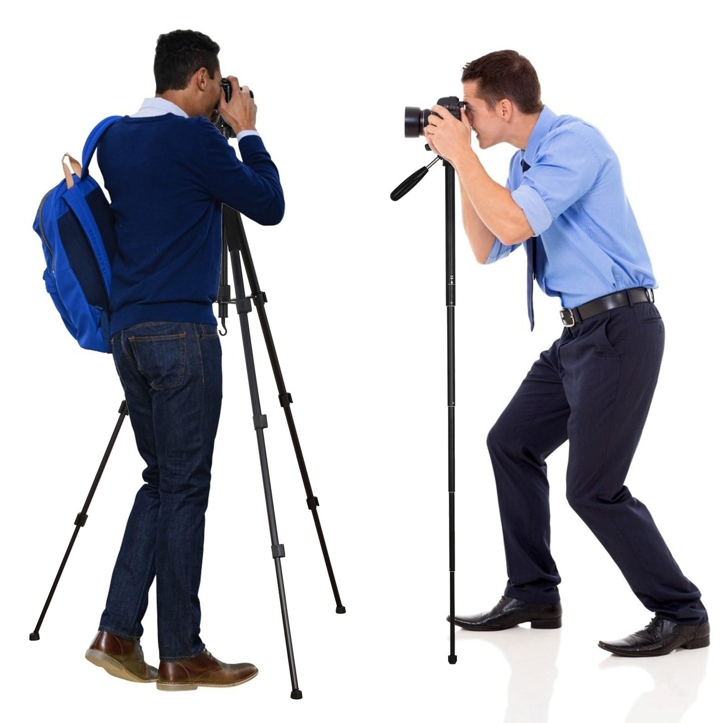 BHCASE TTT-009 Trípode de fotografía portátil de 168 CM / 66,14 Pulgadas Cámara monopié Soporte de trípode Horizontal Aleación de Aluminio Giratorio de 360 ° Capacidad de Carga de 5 kg / 11 Libras