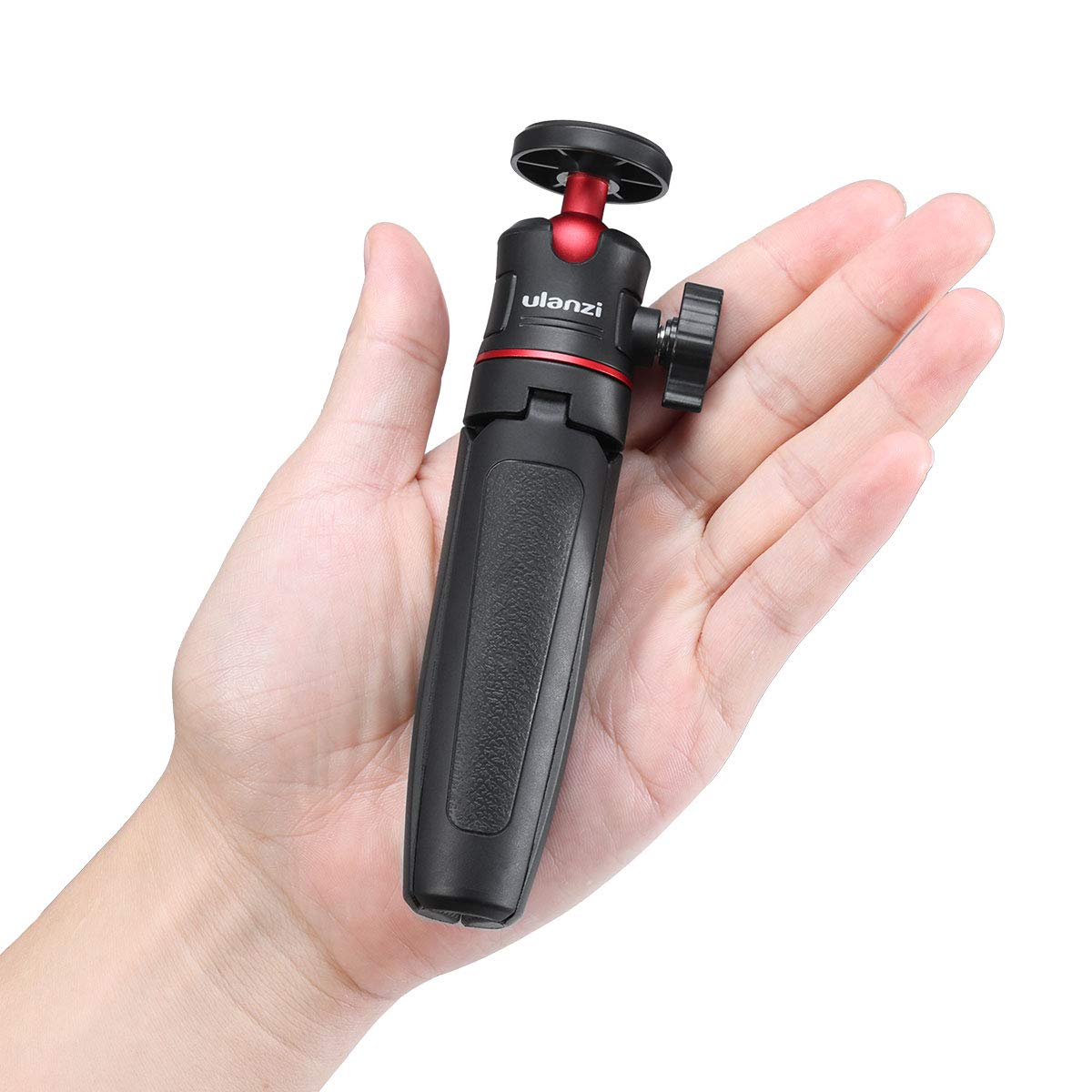 ULANZI MT-08 Extension Vlog Tripod Stand Handle Grip para iPhone 11 Pro MAX Samsung OnePlus Google Smartphone Canon G7X Mark III Sony RX100 VII A6400 A6600 Cámaras compactas Vlogging