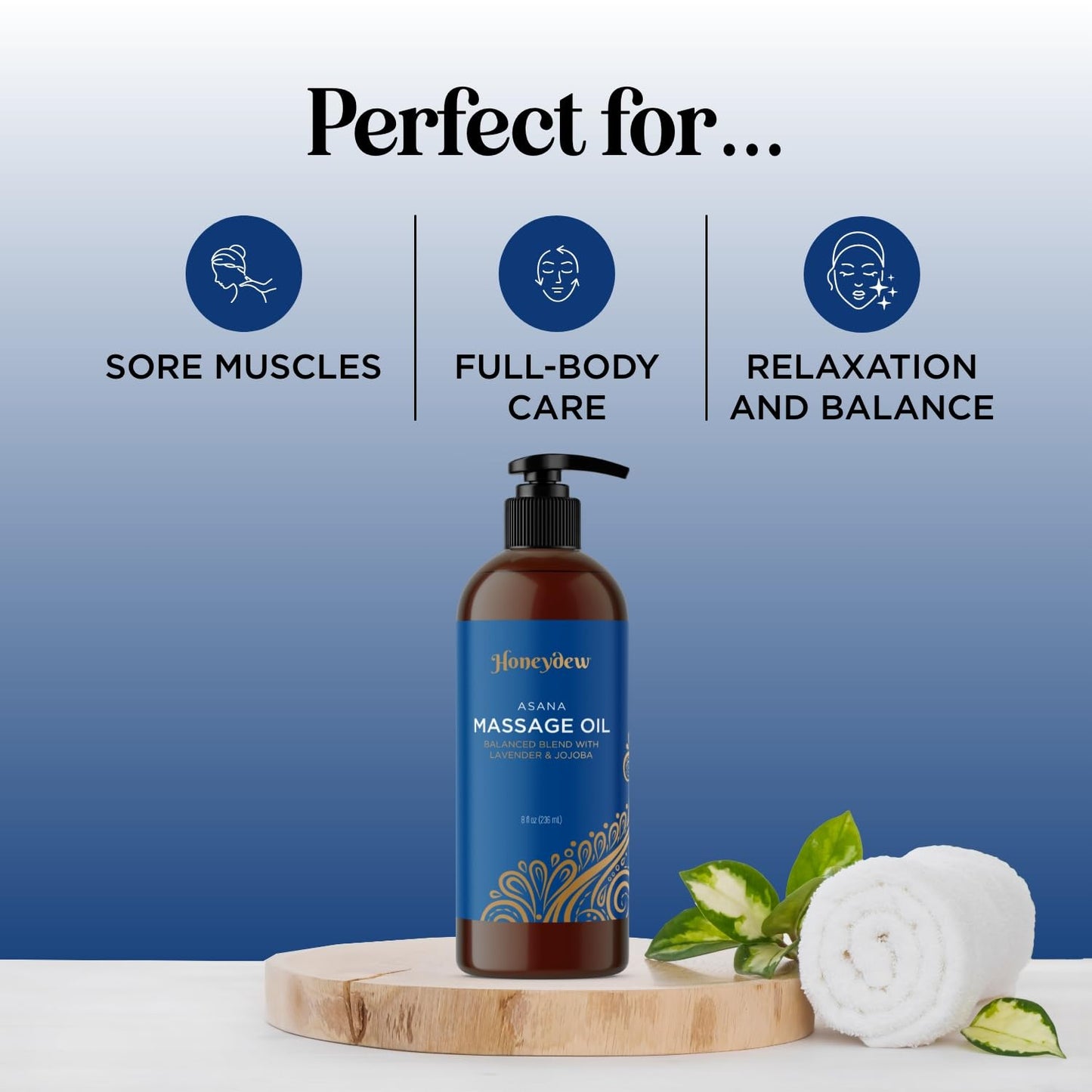Aceite de Masaje Corporal con Lavanda y Romero para Terapia Relajante de Parejas