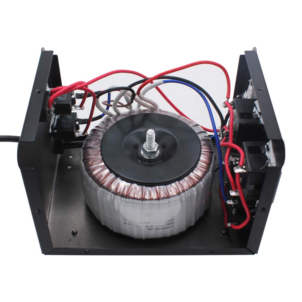 Transformador Convertidor de Voltaje Yinleader Negro 1000W
