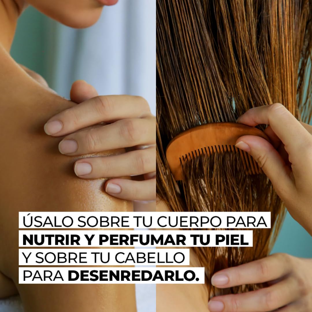 Yves Rocher Aceite 2 en 1 Corporal y Capilar ARGÁN Y ROSAS (100 ml)