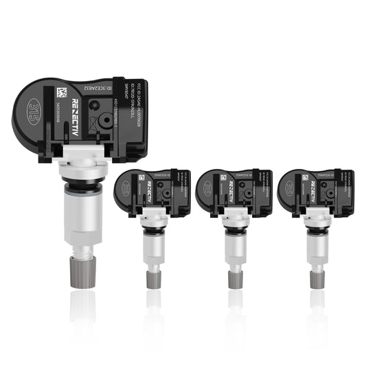 TPMS - Sensor de 4 sensores de presión de neumáticos de 315 MHz, compatibles con Dodge Replace OE#56053030AC 68078861AA 56053036AA 56029479AA 56053030AB 56053036AA 56029465AB 4313057779 L00 5