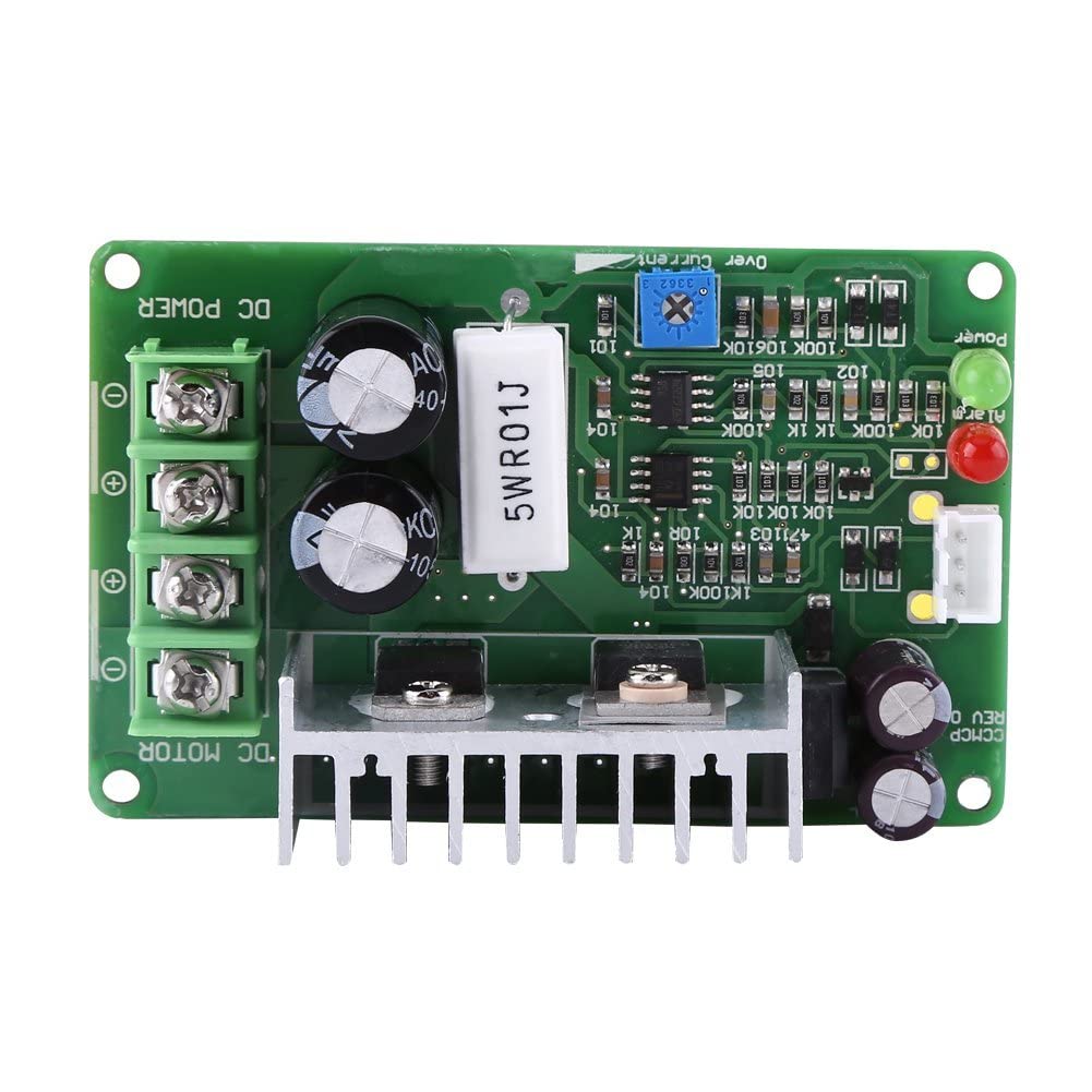 Regulador de la Velocidad del Motor PWM DC 12V 24V 36V Potenciómetro 15A
