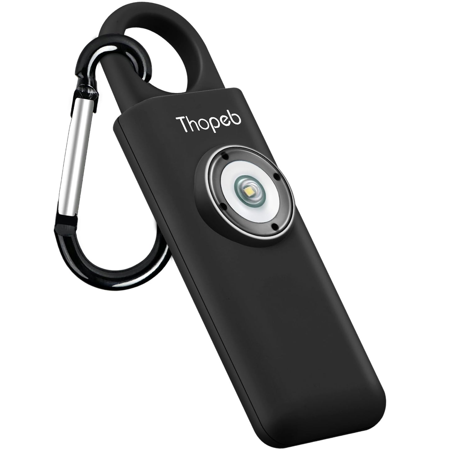 Alarma de Seguridad Personal Thopeb Carbón con Sirena de 130 dB y Luz LED para Mujer