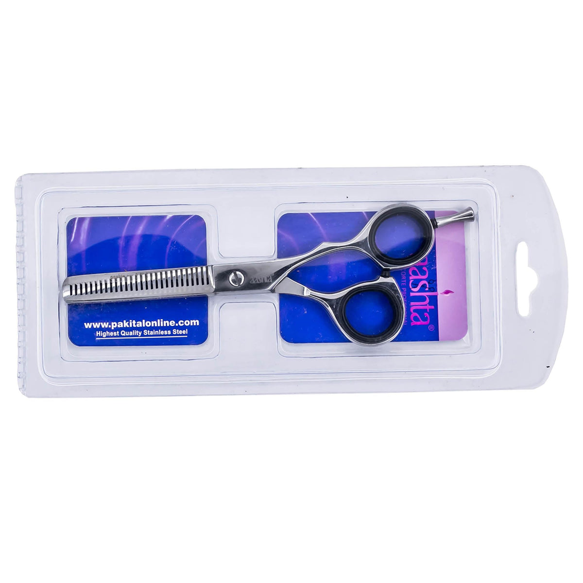 Tijera Profesional para Texturizar Cabello,Doble Dentado, Barber, Estilista, Peluquero 5.5" Aashta PS 253