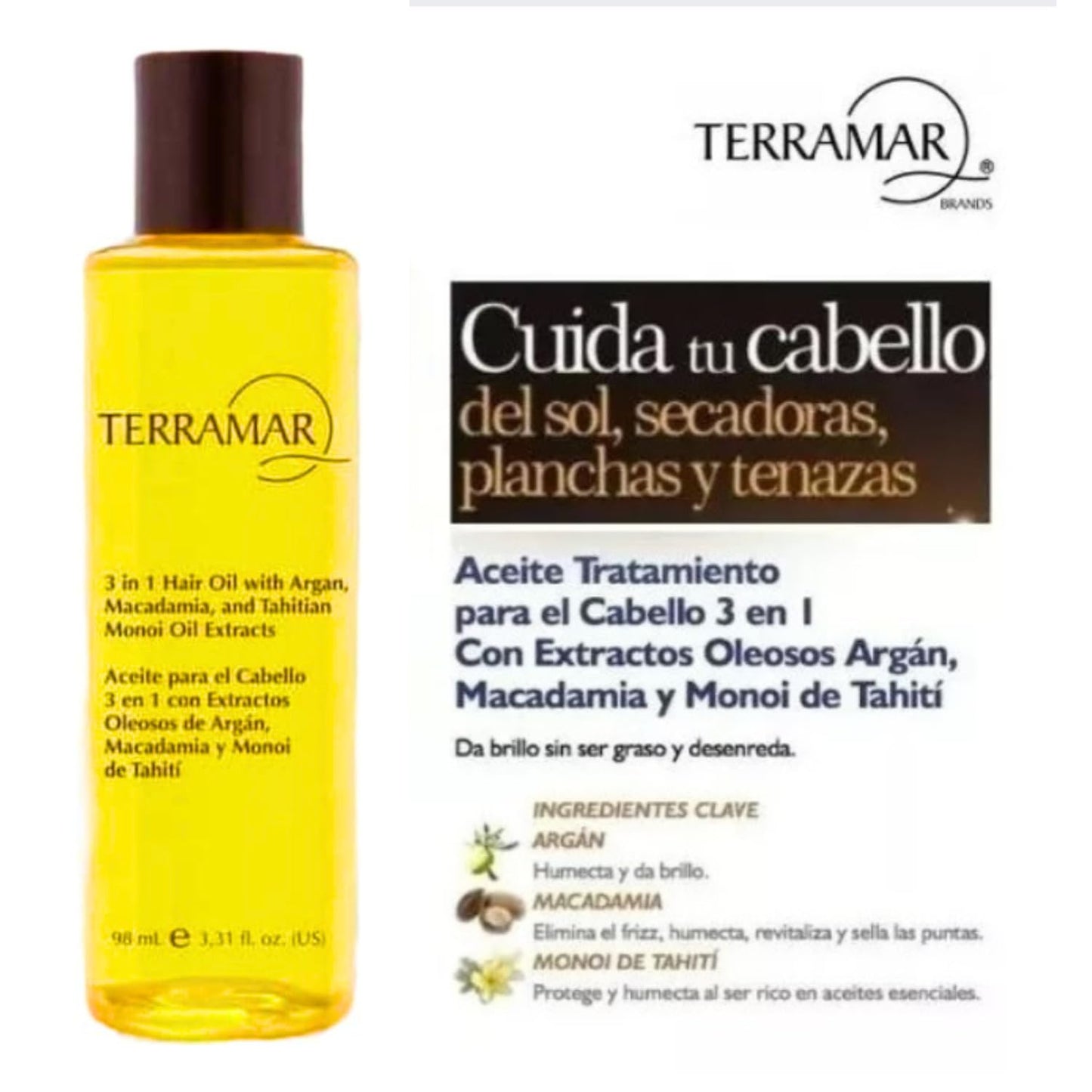Aceite Orgánico Nutritivo para Cabello Saludable y Brillante
