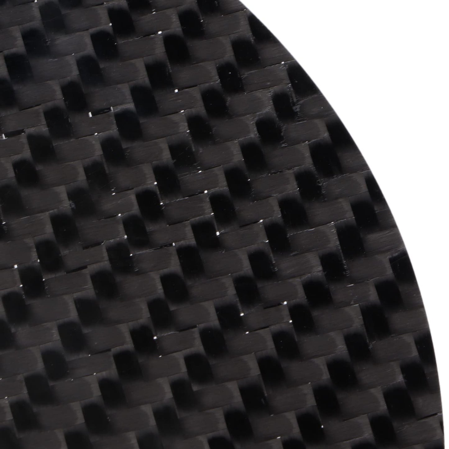 Estabilizador de CD, DVD, Fibra de Carbono, 0,2 Mm, Alfombrilla de Afinación, Estabilizador de Disco para Reproductor de Bandeja Superior, para Todos los Reproductores de CD de Carga Superior(negro)