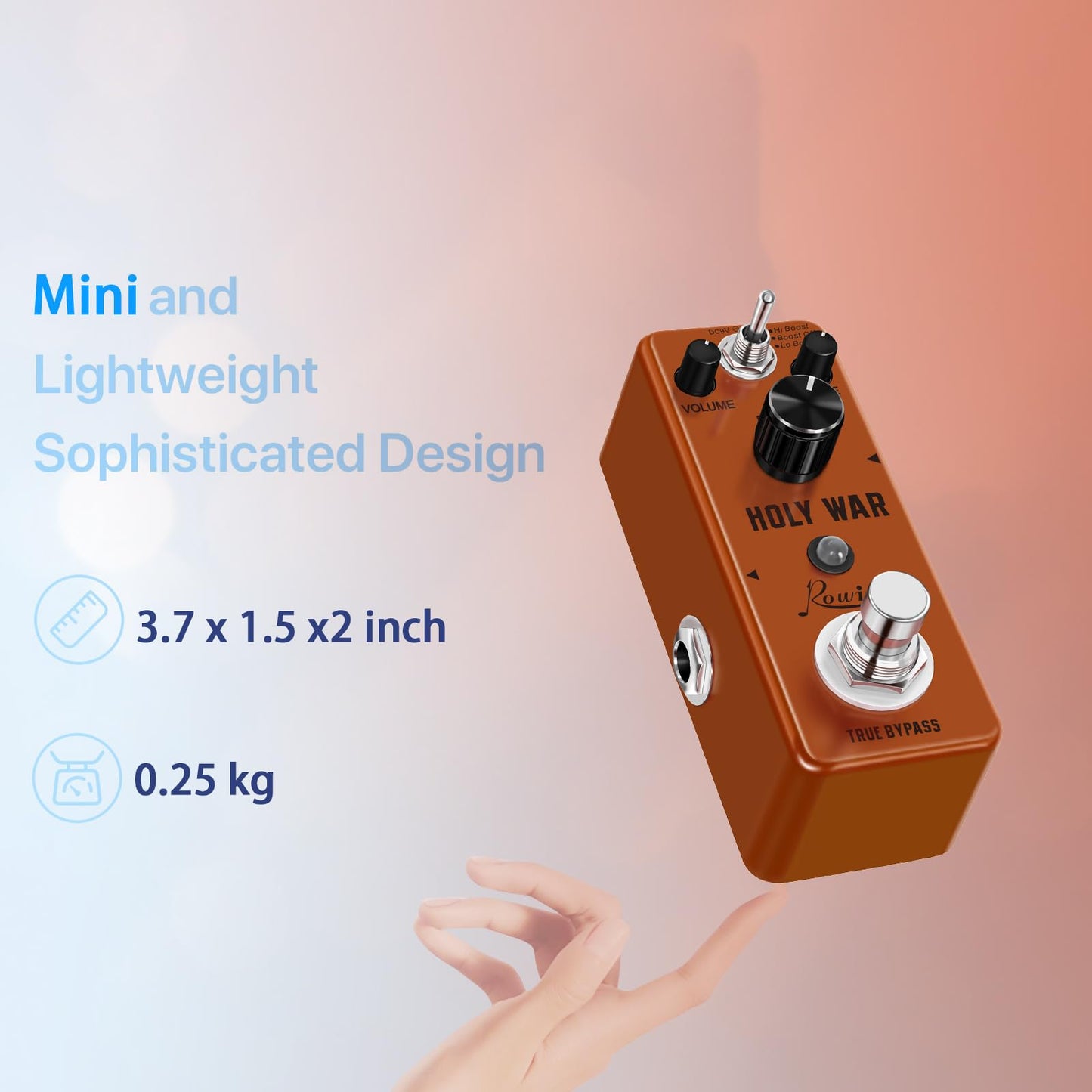 Efectos para Guitarra Rowin Pedal Efecto Metal Distortion