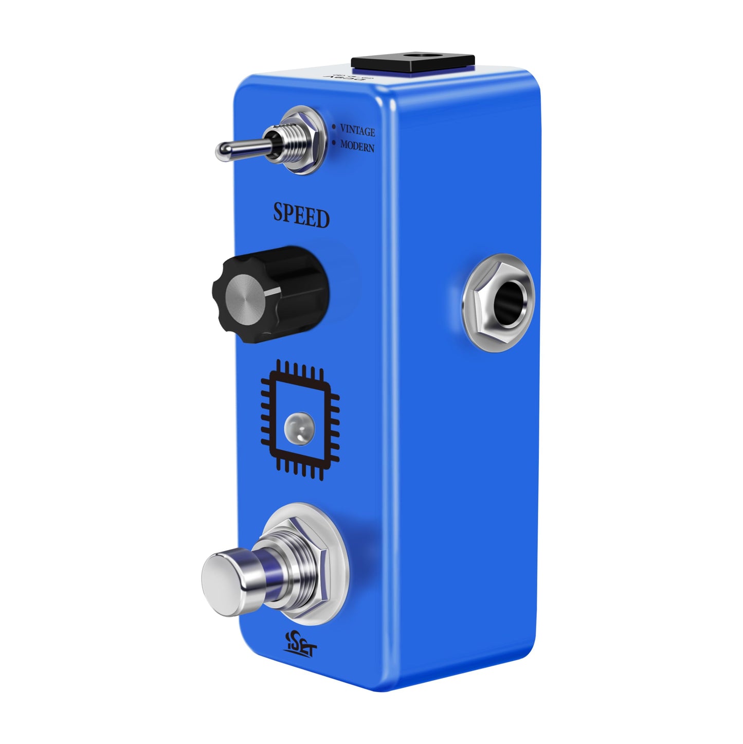 ISET Pedal de guitarra analógica Phaser para bajo de guitarra eléctrica True Bypass