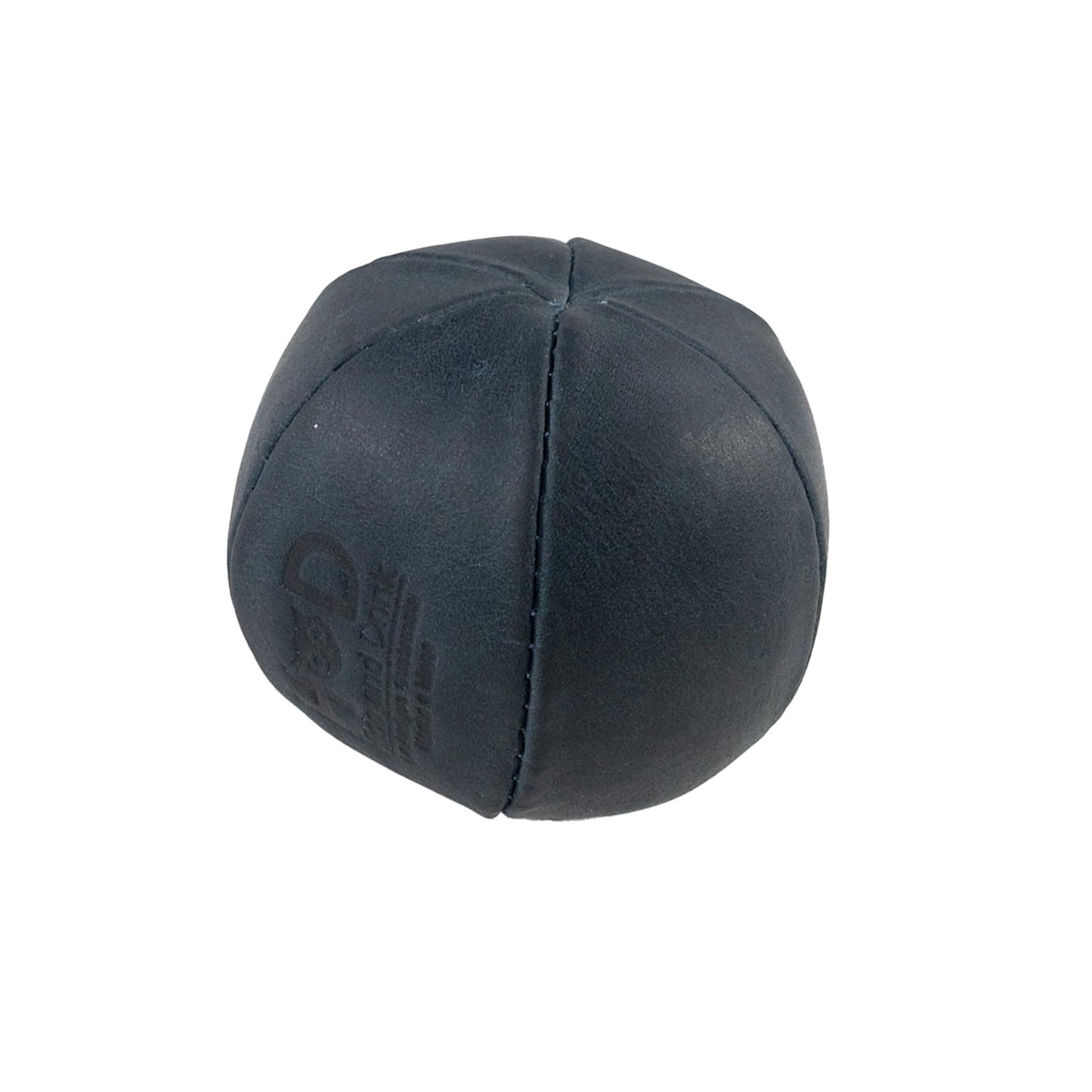 Hide & Drink, pelota de estrés hecha a mano de cuero de grano completo – Alivia el inquietud y la ansiedad, ejercicio de la mano con un juguete de tensión blanda, ideal para la oficina o la escuela, elegante, duradero (azul pizarra)