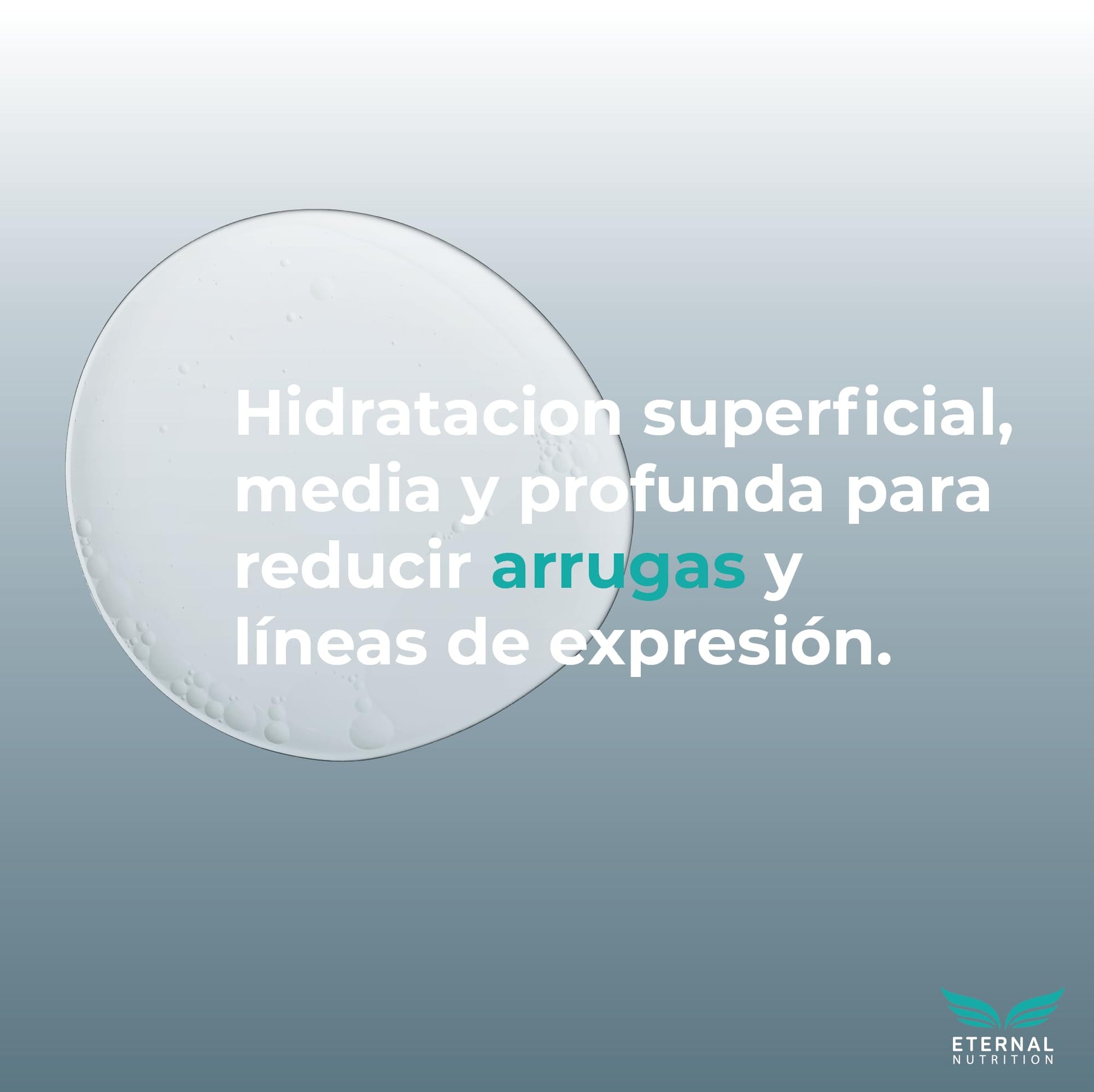 Serum HYALURONIC EIGHT 2%, Vitamin B5 1%, Retinol 0.2%. 50 ml. Suero Ultra Hidratante Antiarrugas | Ingredientes Naturales | Skin Care | Piel Sana y Joven Uniforme | Textura Ligera | Para Todo Tipo de Piel by ETERNAL NUTRITION
