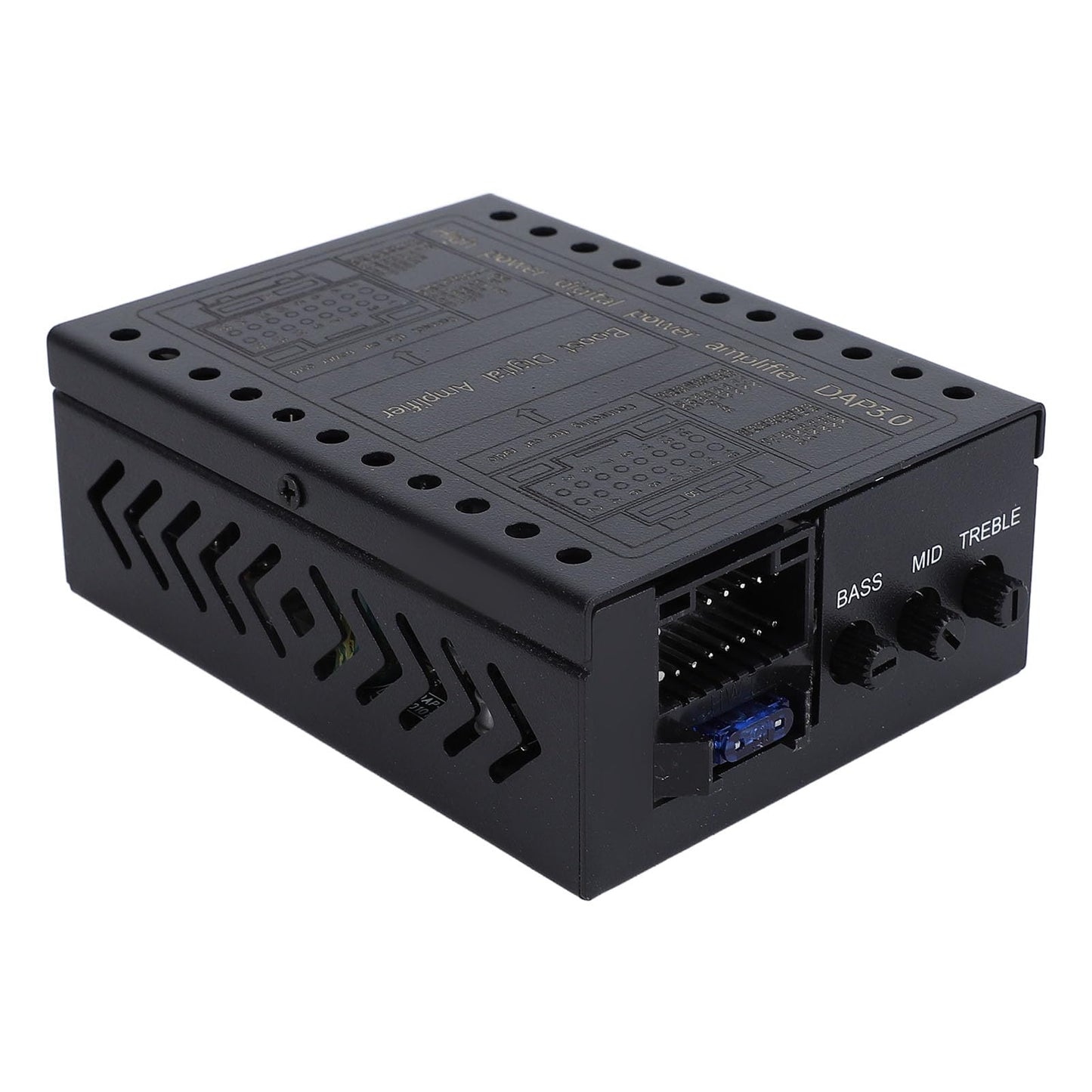 Amplificador DSP para Automóvil Clase AB Compatible con Sistemas de Sonido 2/4 Ohmios DC12V