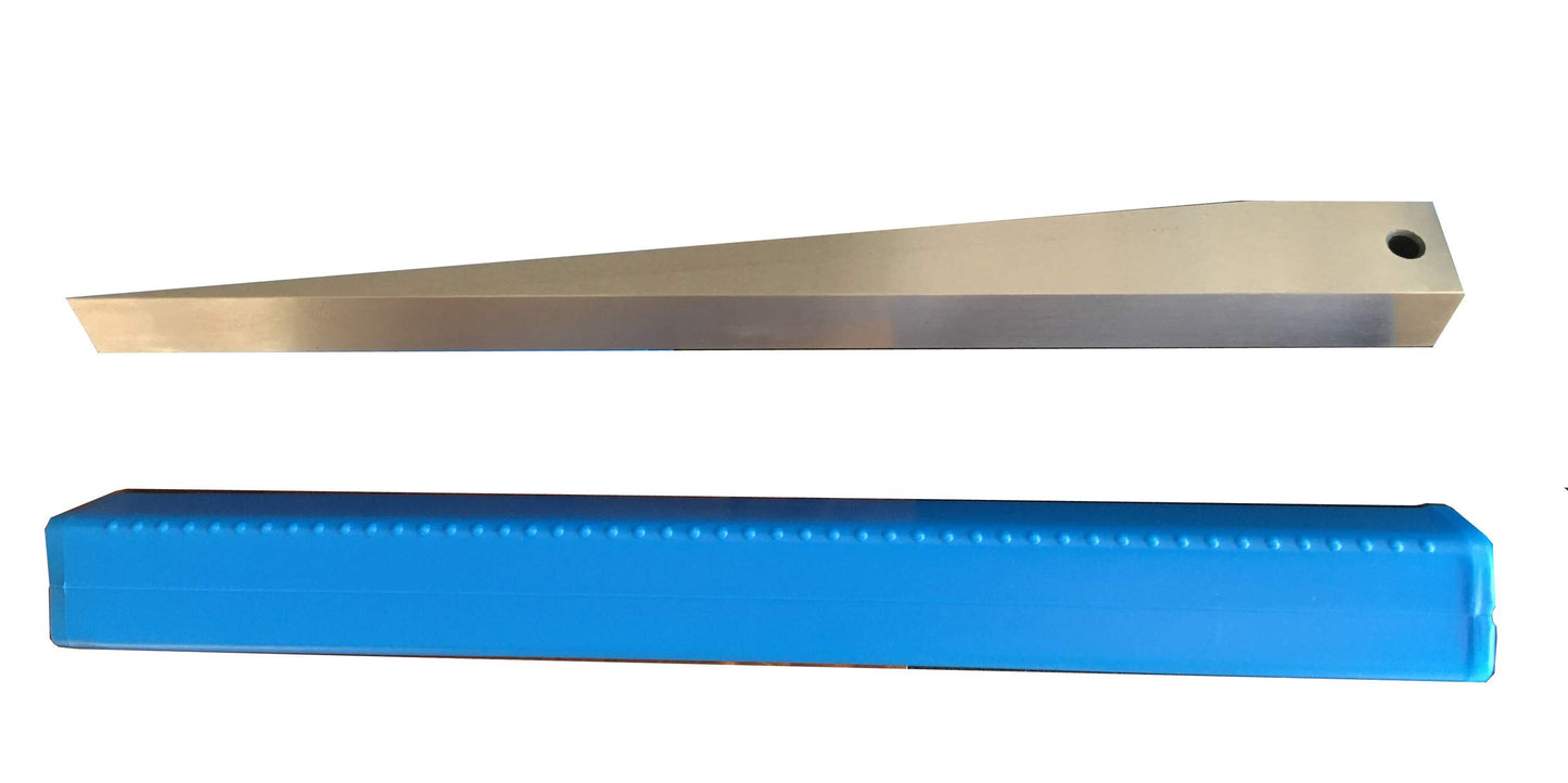 Calibre de precisión de cuña con marcas de alto contraste, calibre cónico de acero inoxidable para reparación automotriz y trabajo de metales, diseño de escala de fácil lectura, identificación
