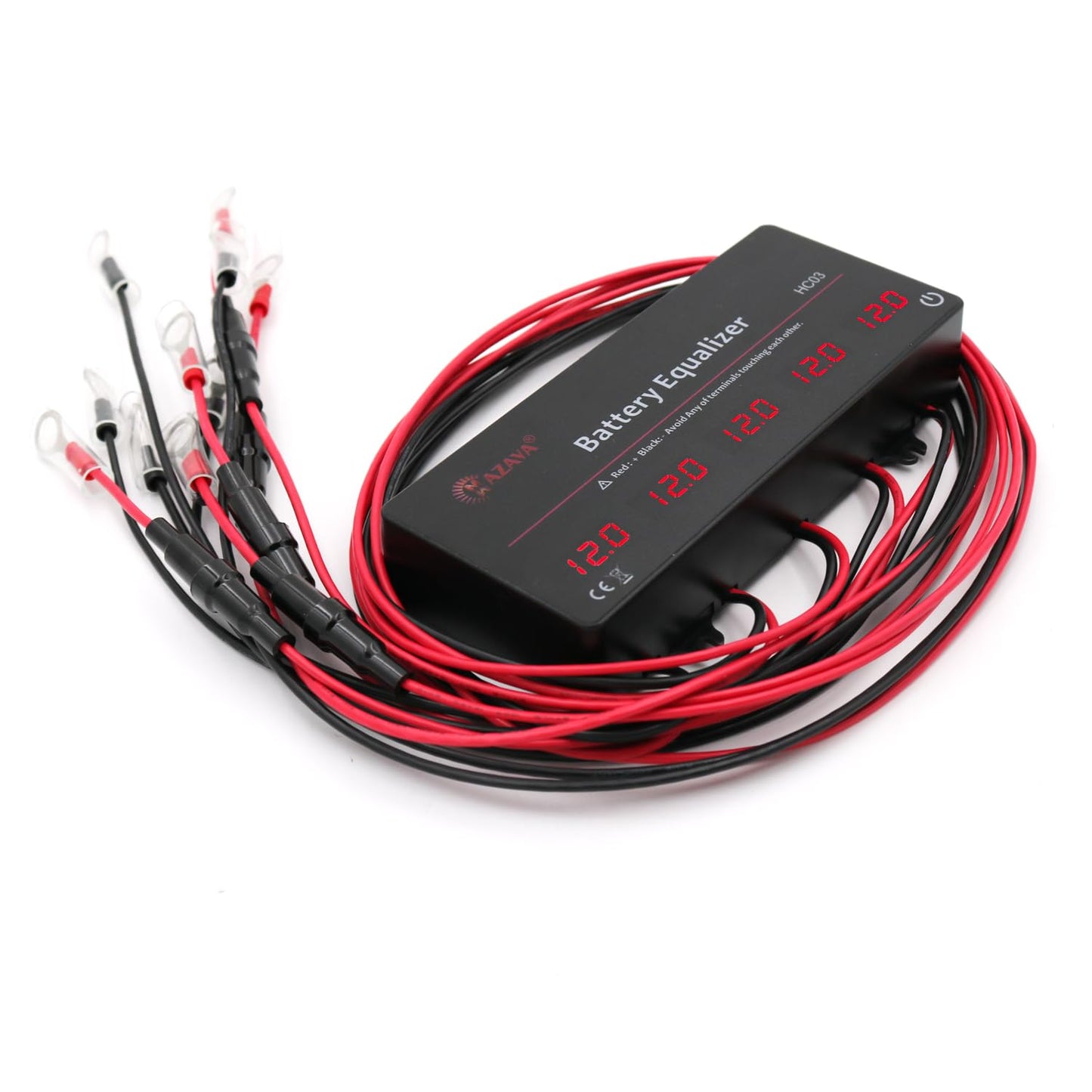 MAZAVA HC03 - Ecualizador de batería para baterías de 12/24/36/48V/60V equilibrador de voltaje 5S interruptor táctil activo de plomo ácido driver de batería