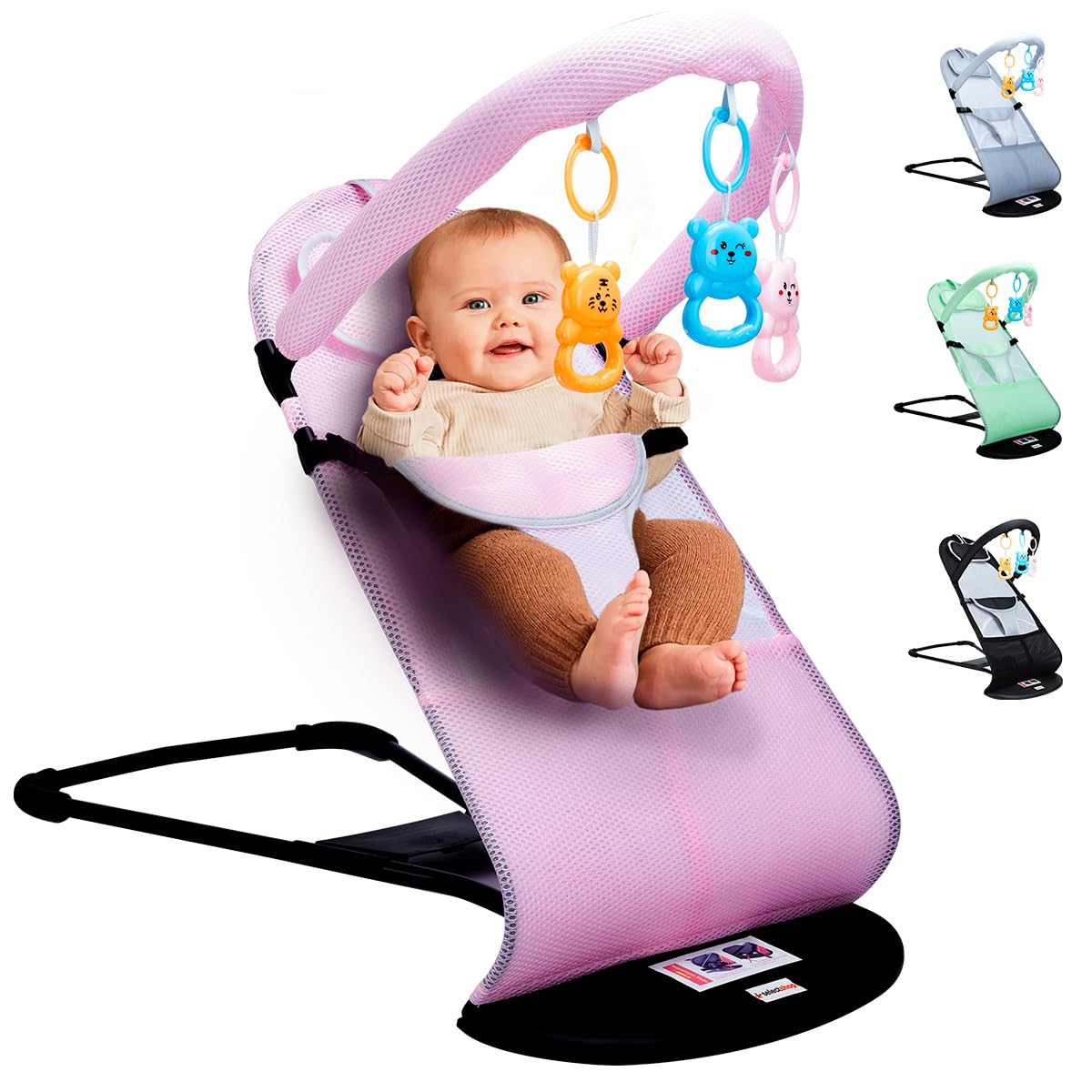 Silla Mecedora SELECTSHOP Rosa Portátil De Lujo Para Bebé