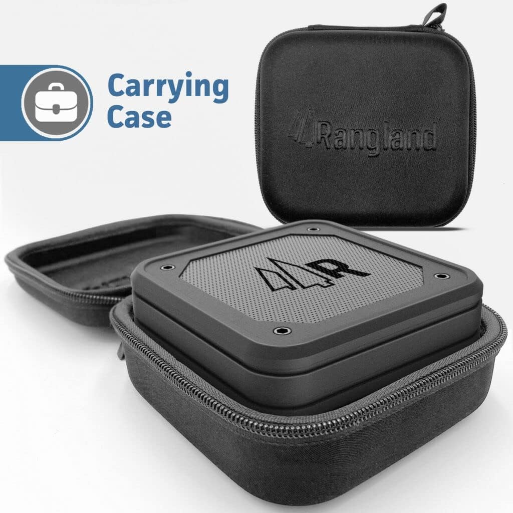 RANGLAND - Altavoces magnéticos Bluetooth estéreo de doble emparejamiento para carritos de golf (paquete de 2) impermeables, IPX6, sonido envolvente inalámbrico con soporte de barra magnética