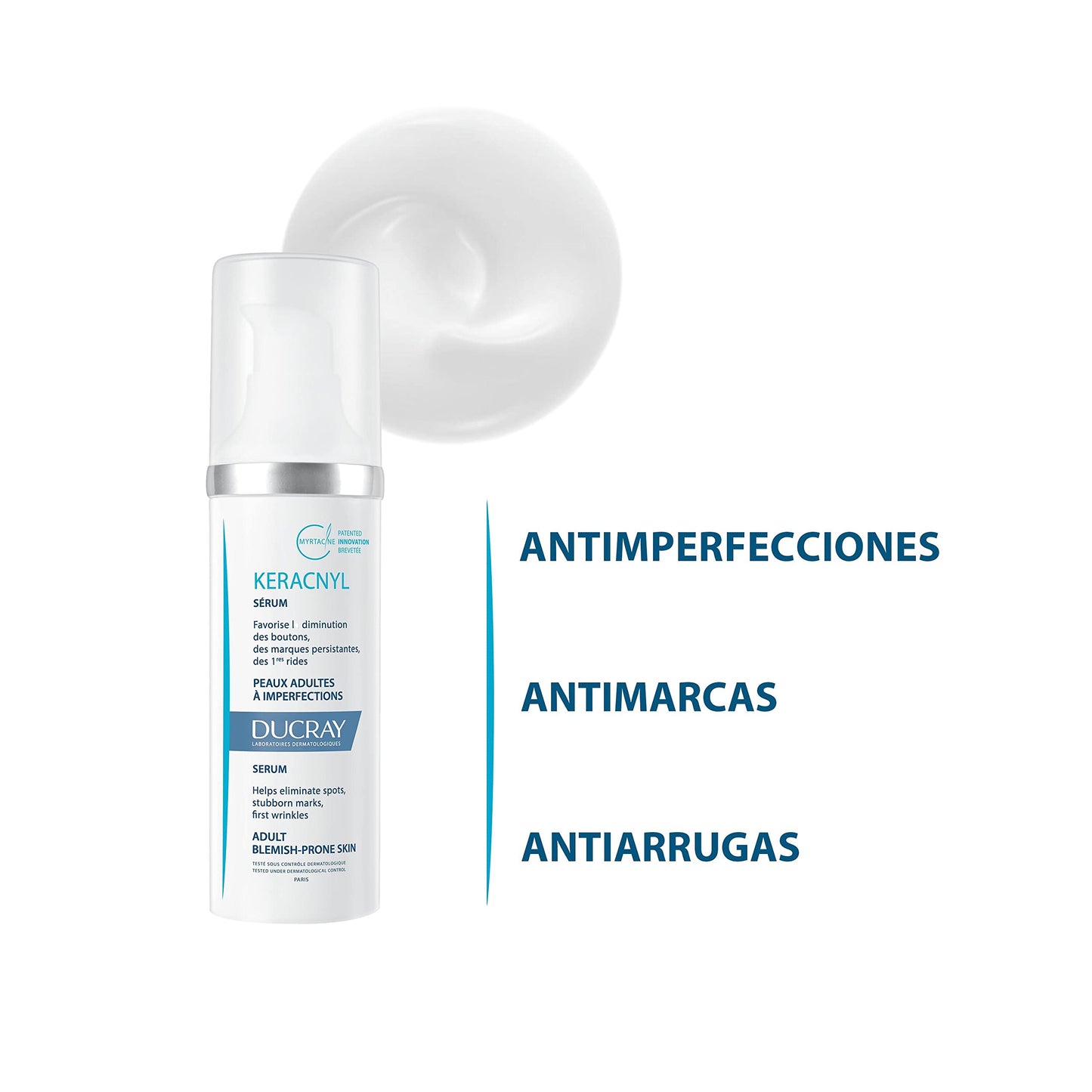 Ducray Keracnyl Sérum Antiimperfecciones Piel con Acné, 30ml