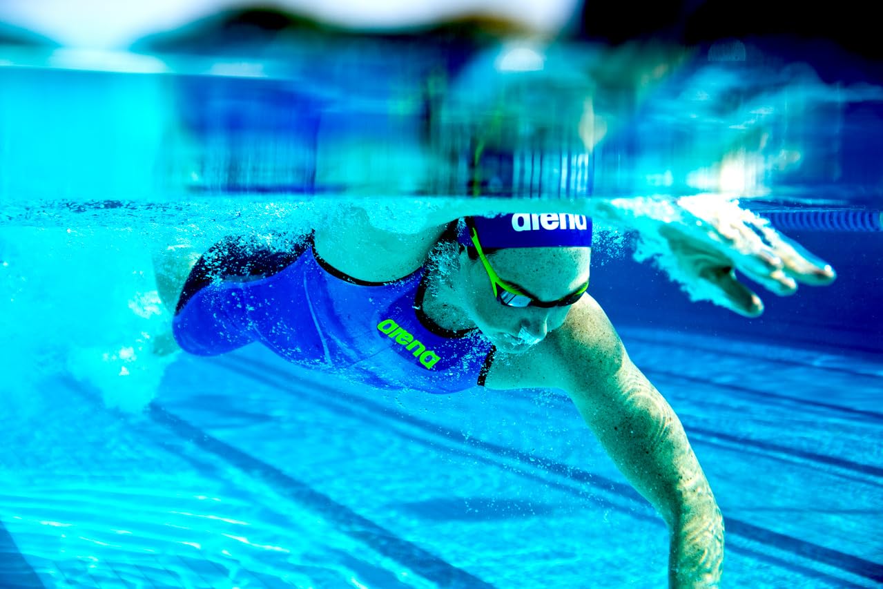 Arena Tracks, gafas de natación espejadas Negro/plateado humo/negro Una talla 0.00|pounds