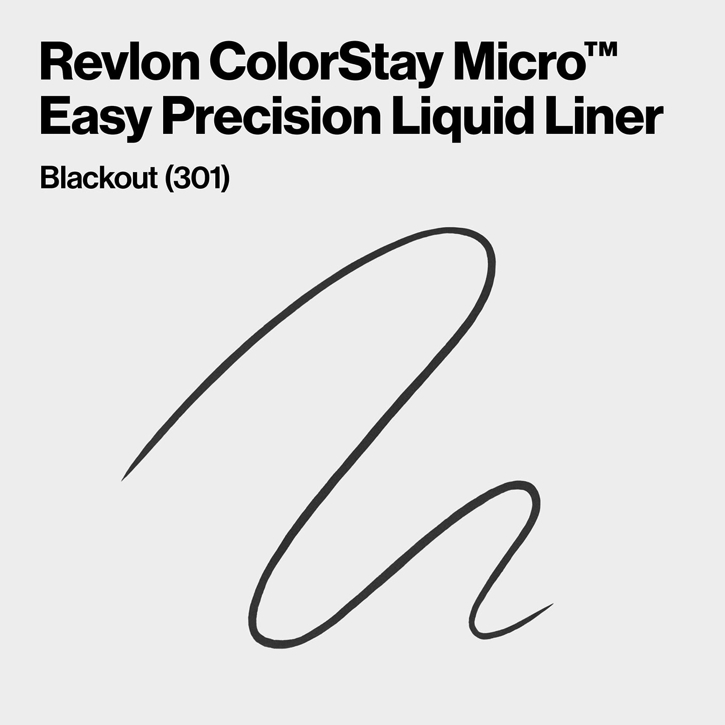 Revlon Colorstay Micro Easy Precision Liquid Liner, 301 Negro